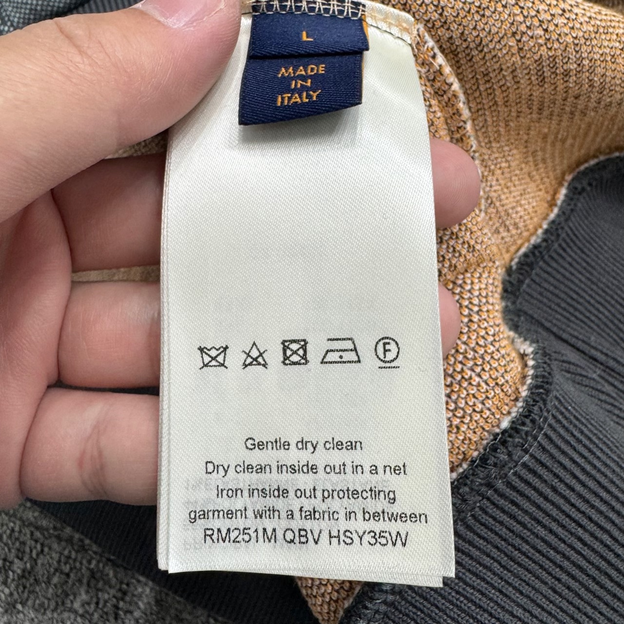 Louis vuitton lv jacquard check seam knitted sweatshirt - 4