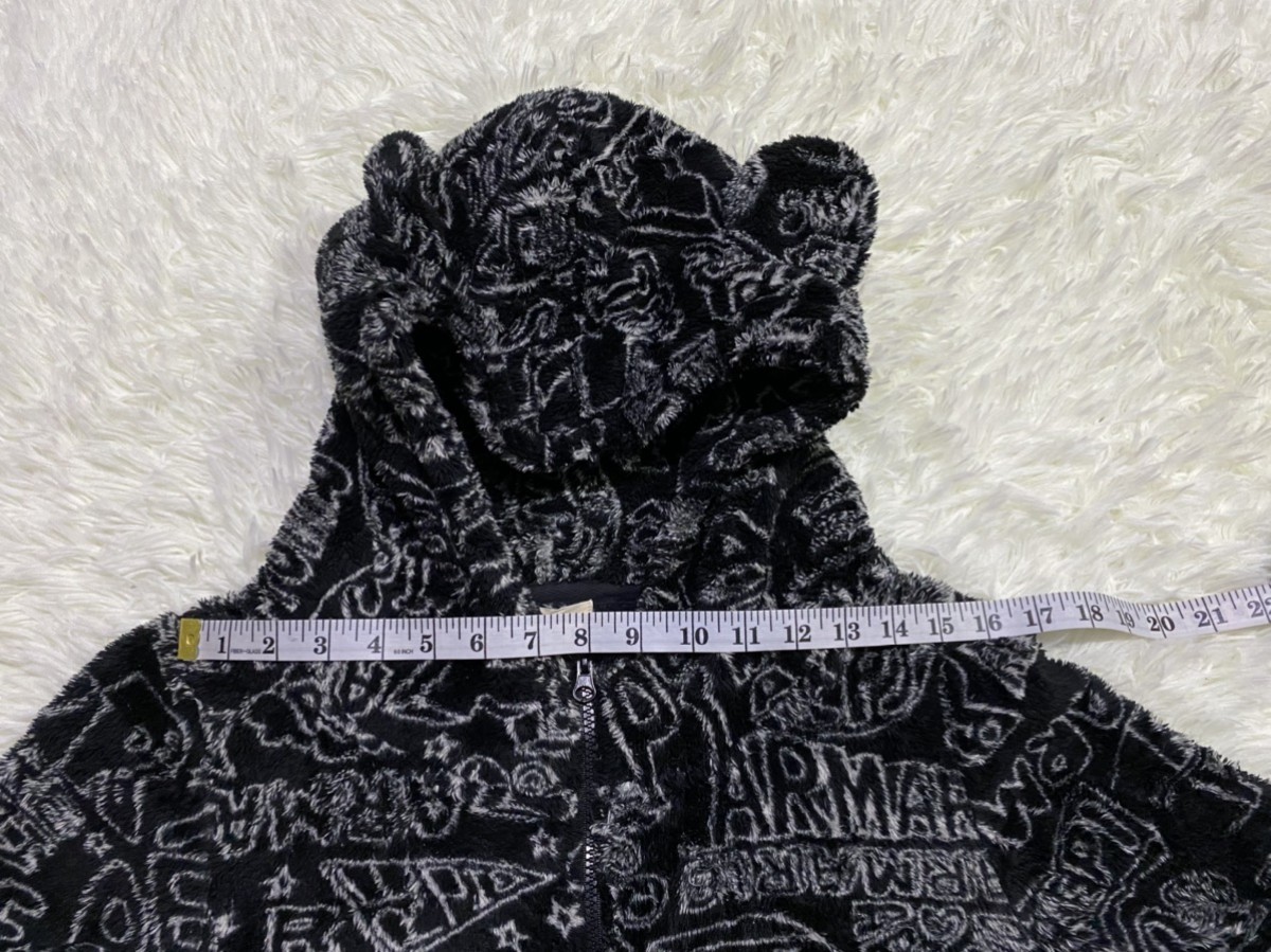 Japanese Brand - repipi armario Fullprint Fleece Hoodie Jacket - 13