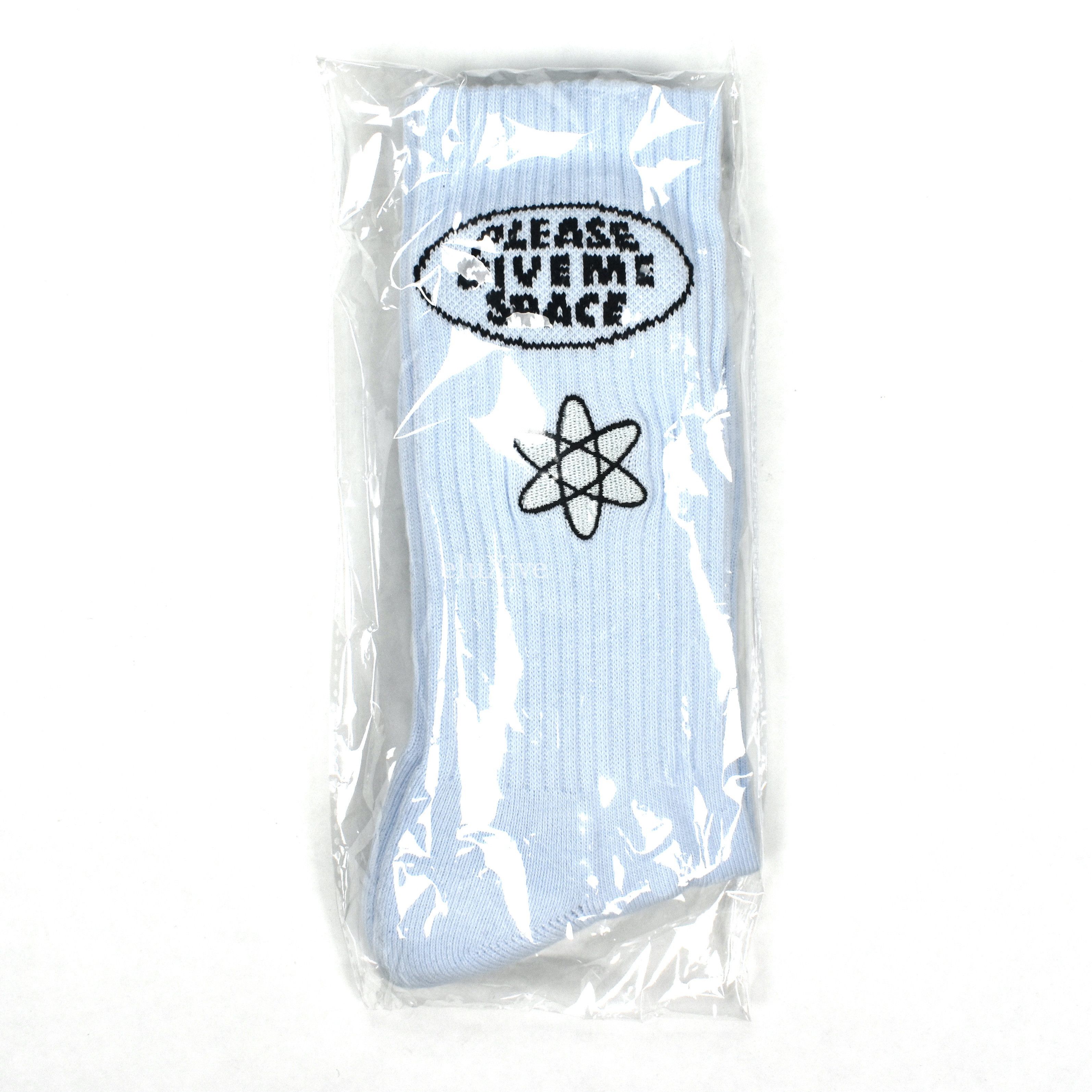 Travis Scott Space Village Give Me Space Logo Socks Blue - 3