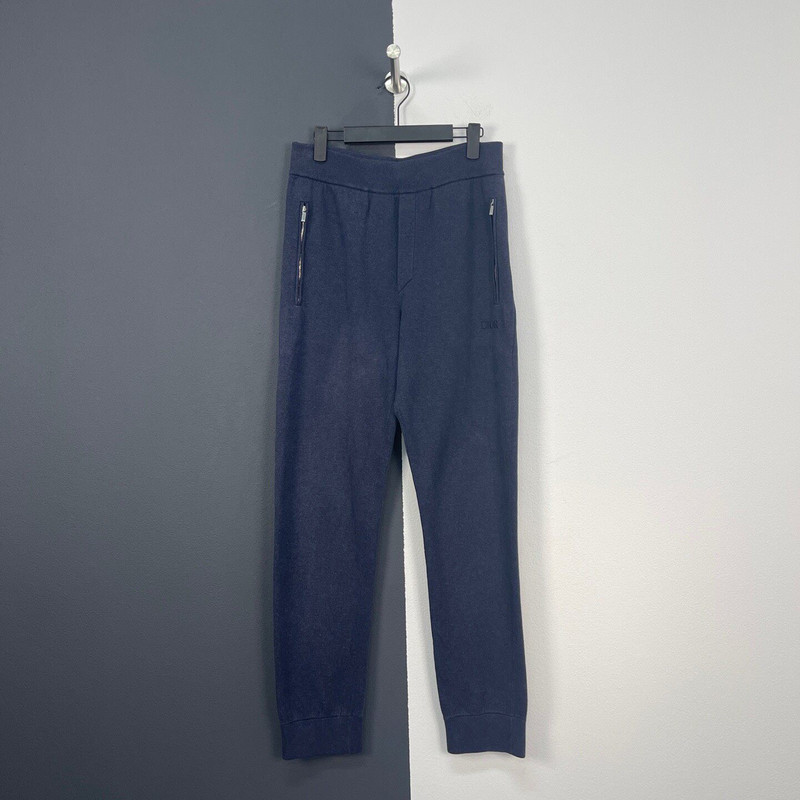 Dior All-Over Print Lining Cashmere Track Pants - 1