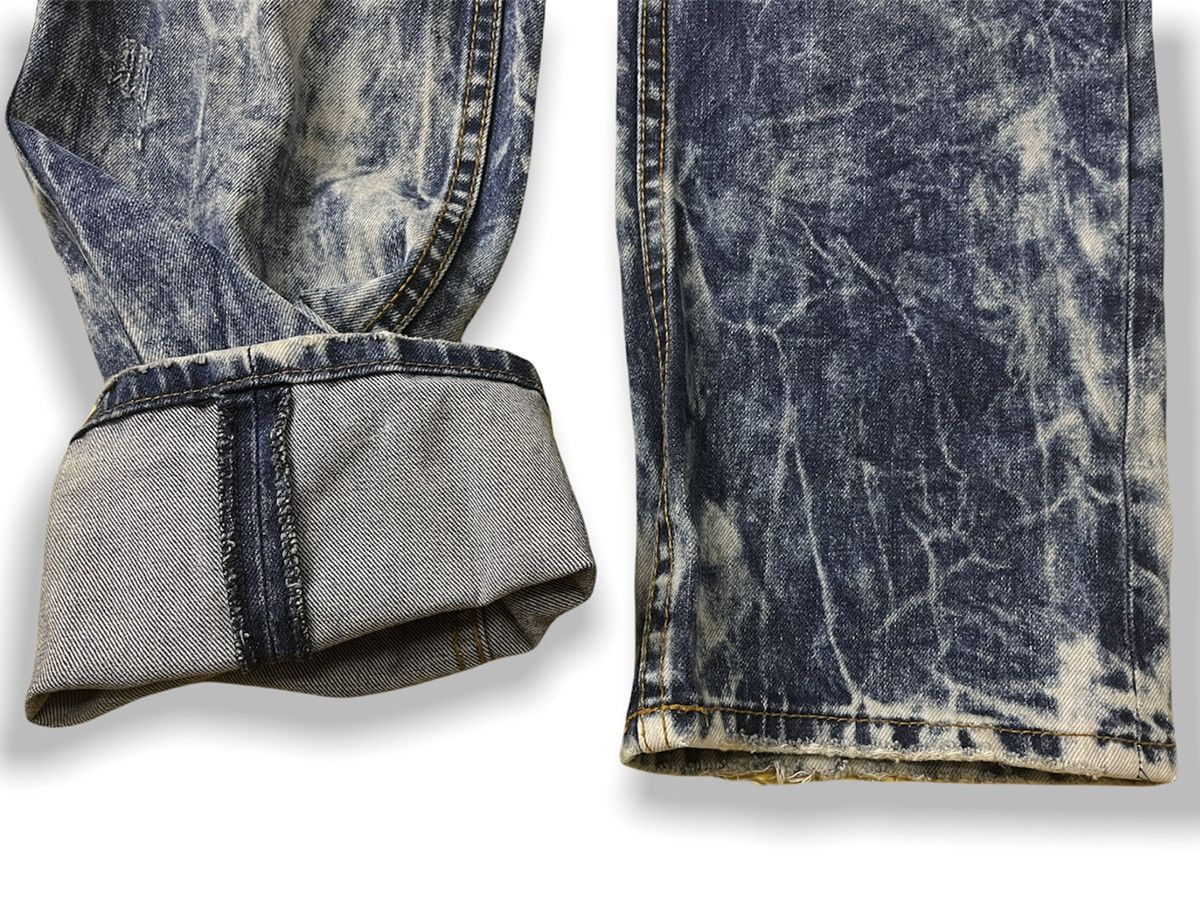 Vintage - INTERROGATION BLEACH DENIM JEANS AVANT GARDE - 9