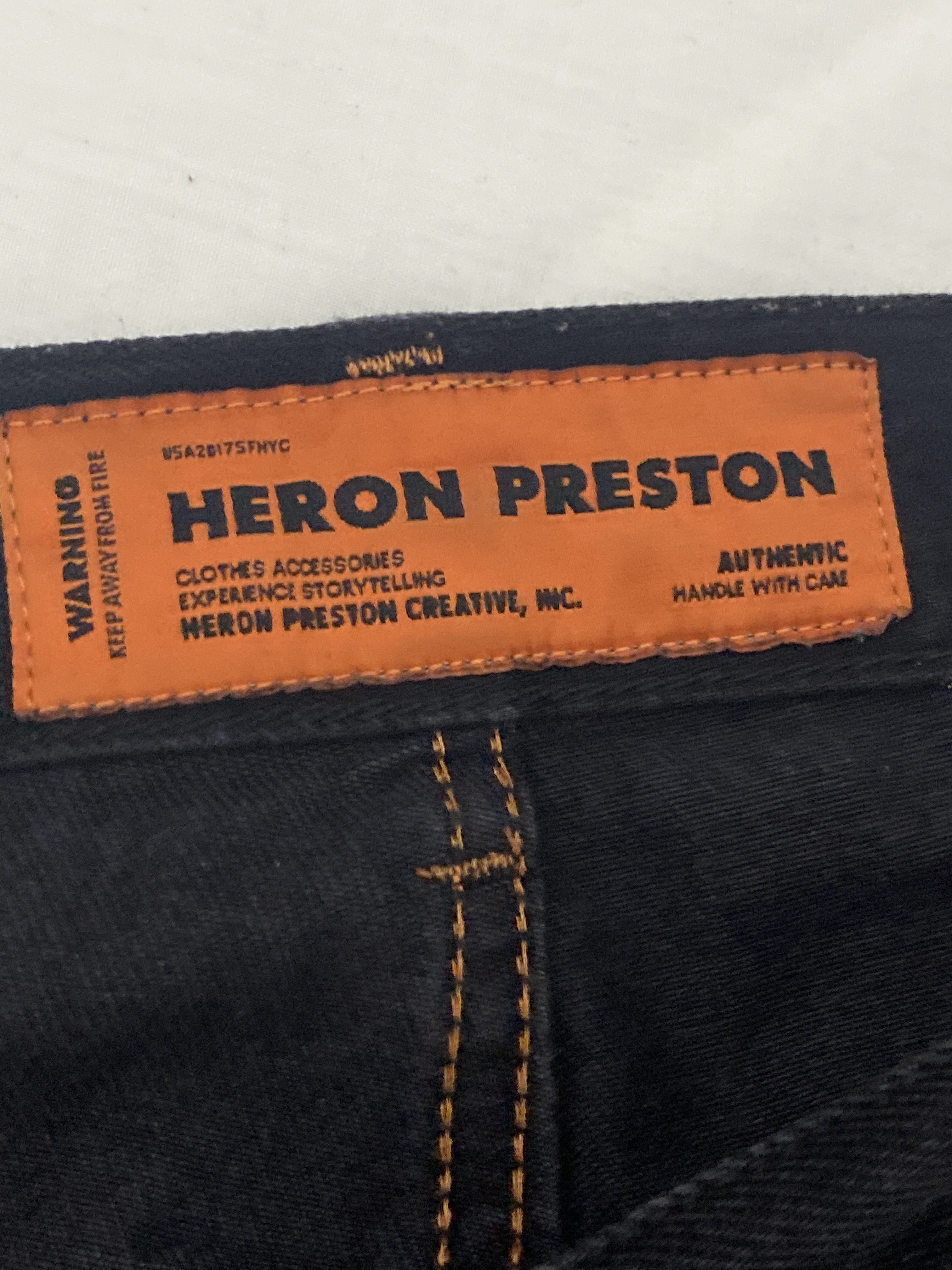 Heron preston style jeans - 2