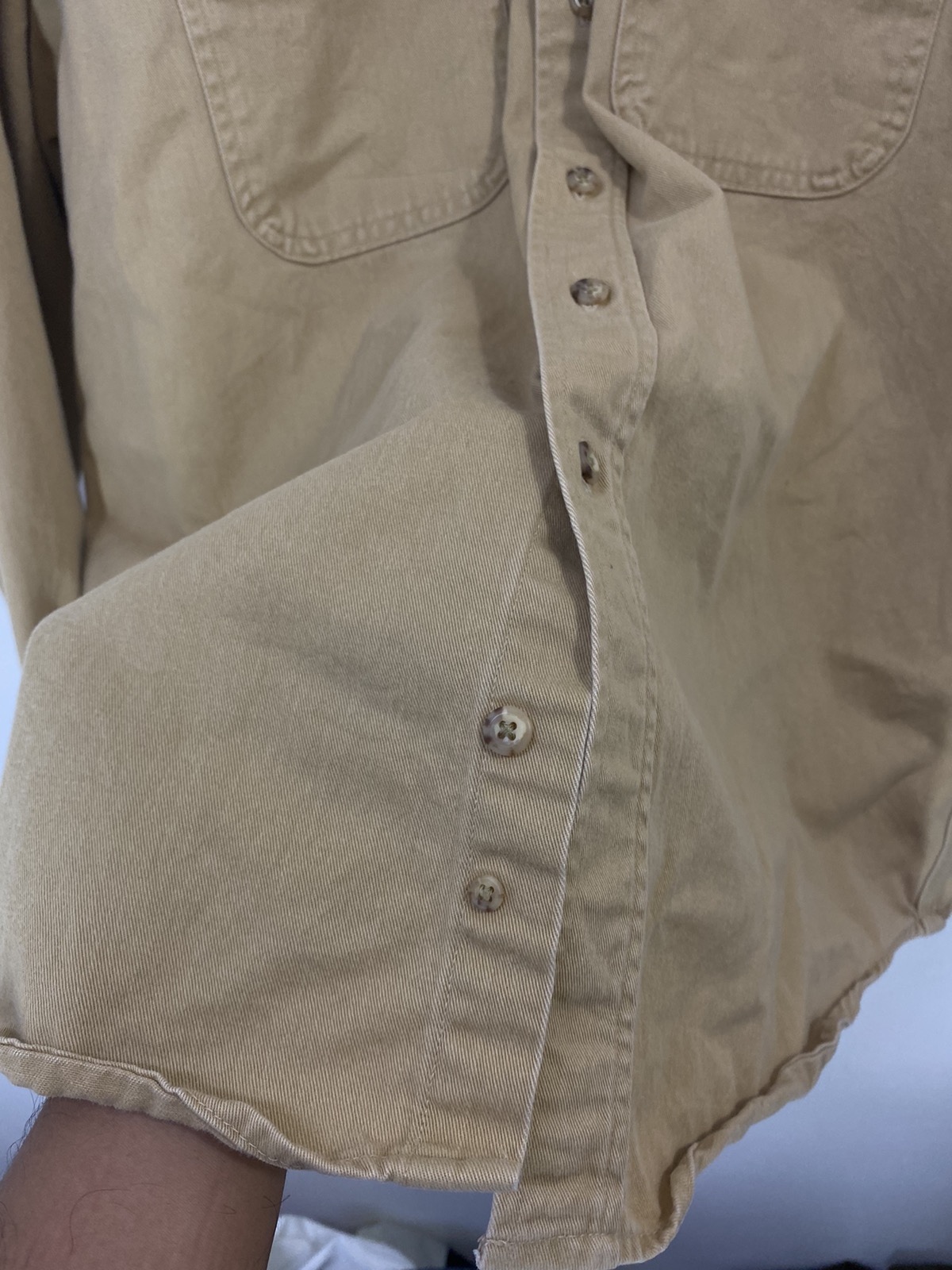 Carhartt Solid Botton Up Shirt Double Pocket Design - 6