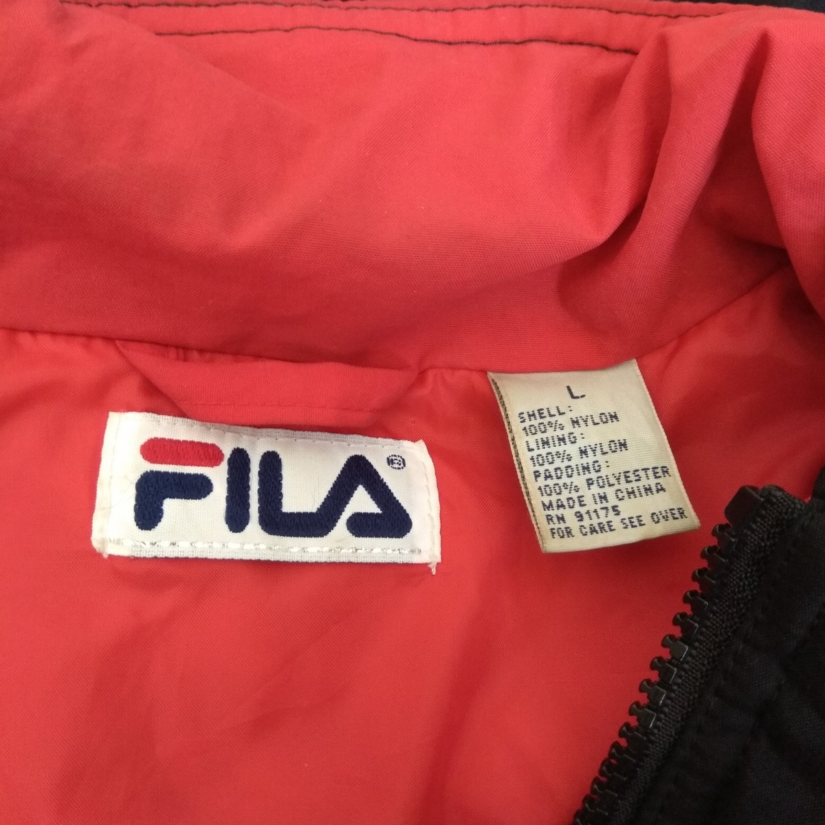 Fila - Italia Big Logo Sports Padded Puffer Jacket - 11