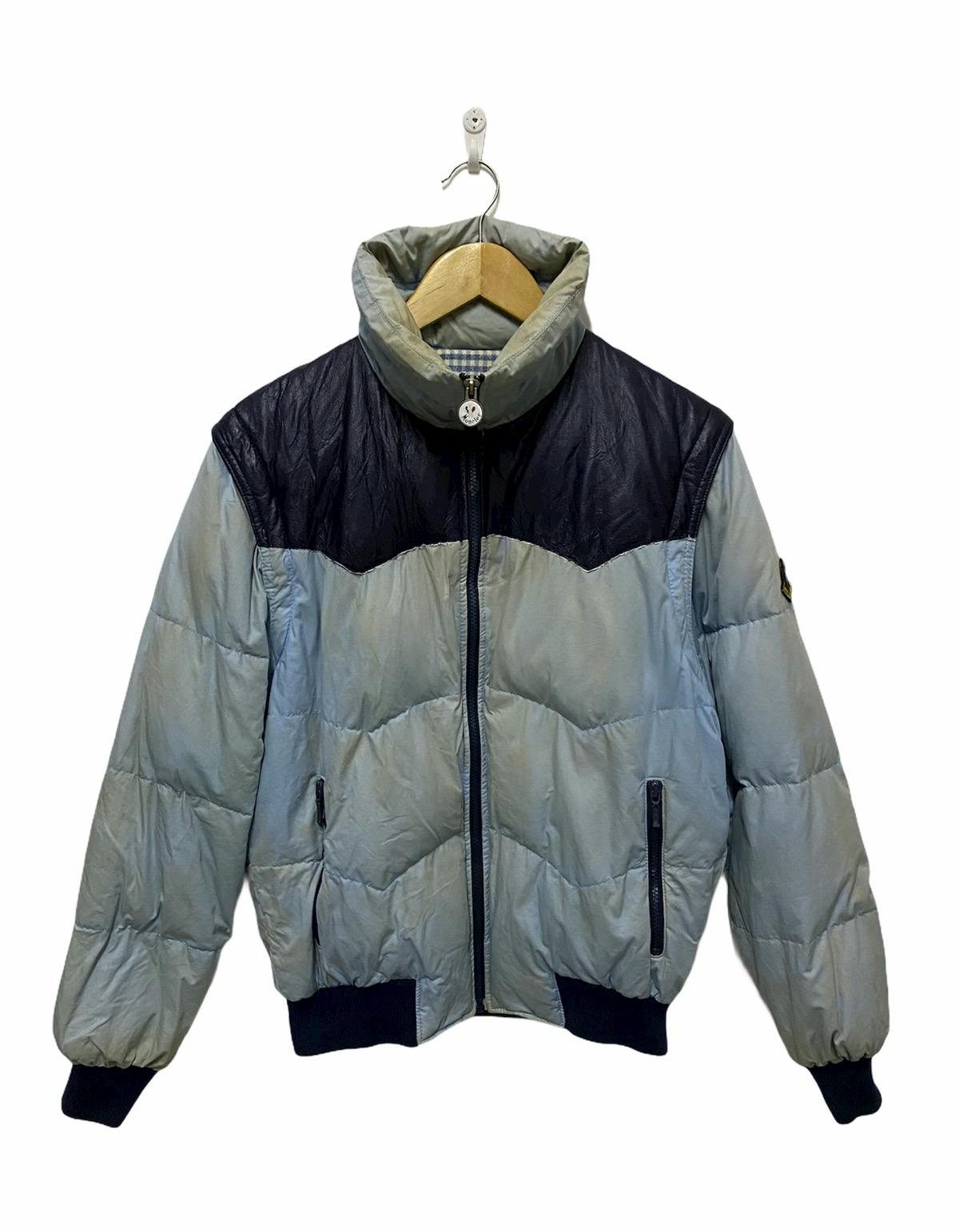Vintage Moncler Asics Puffer Down Jacket Vest Detach Sleeve - 1