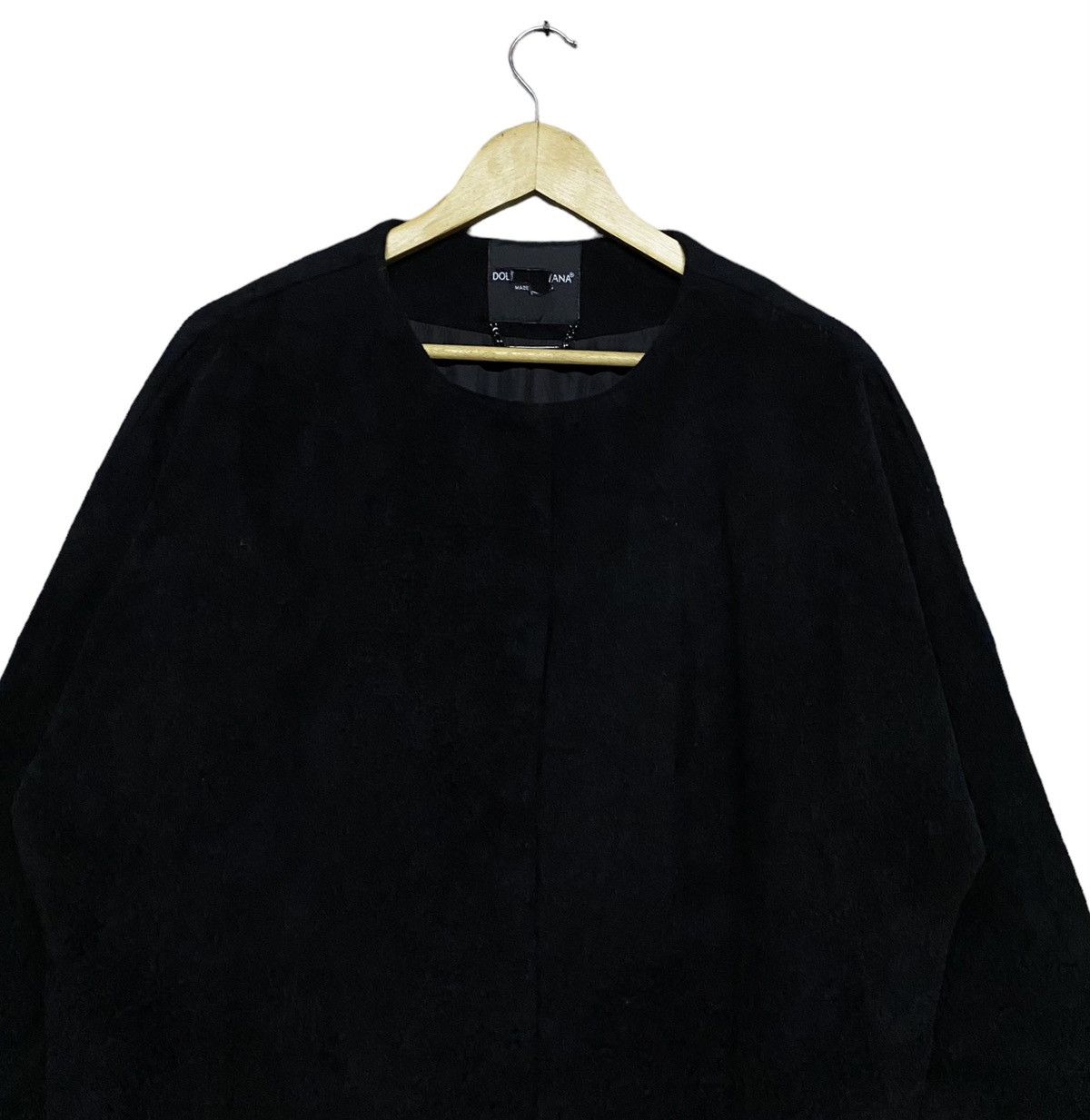 Authentic🔥Dolce & Gabana Long Coat With Mink Fur Over-Pocket - 3