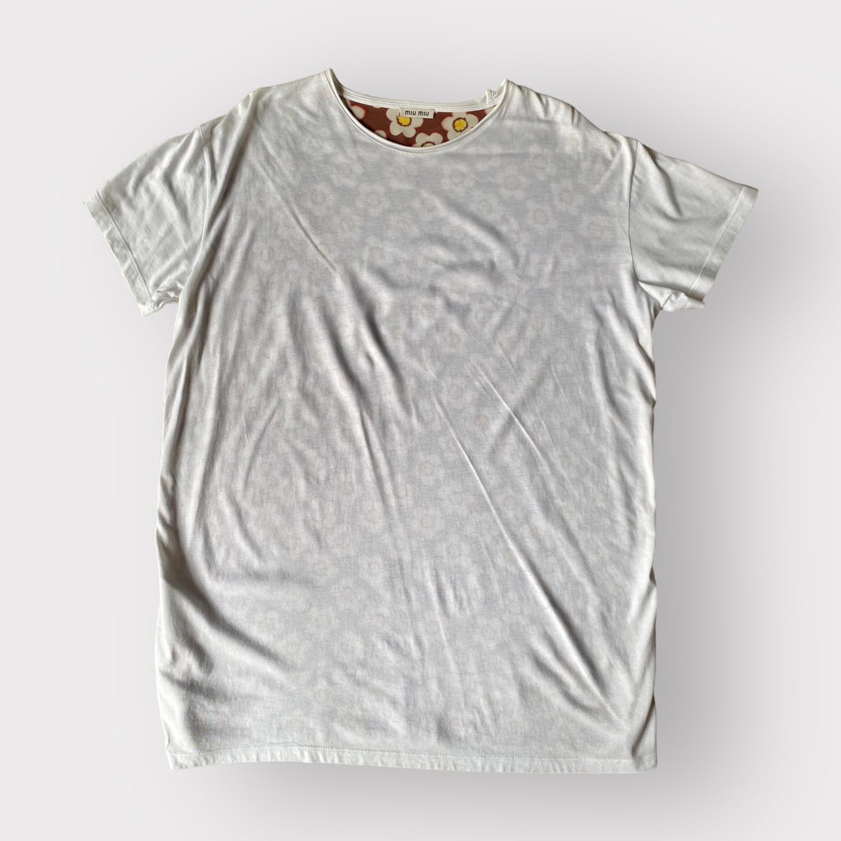 2013 Floral Cotton/Silk Oversize T Shirt - 2
