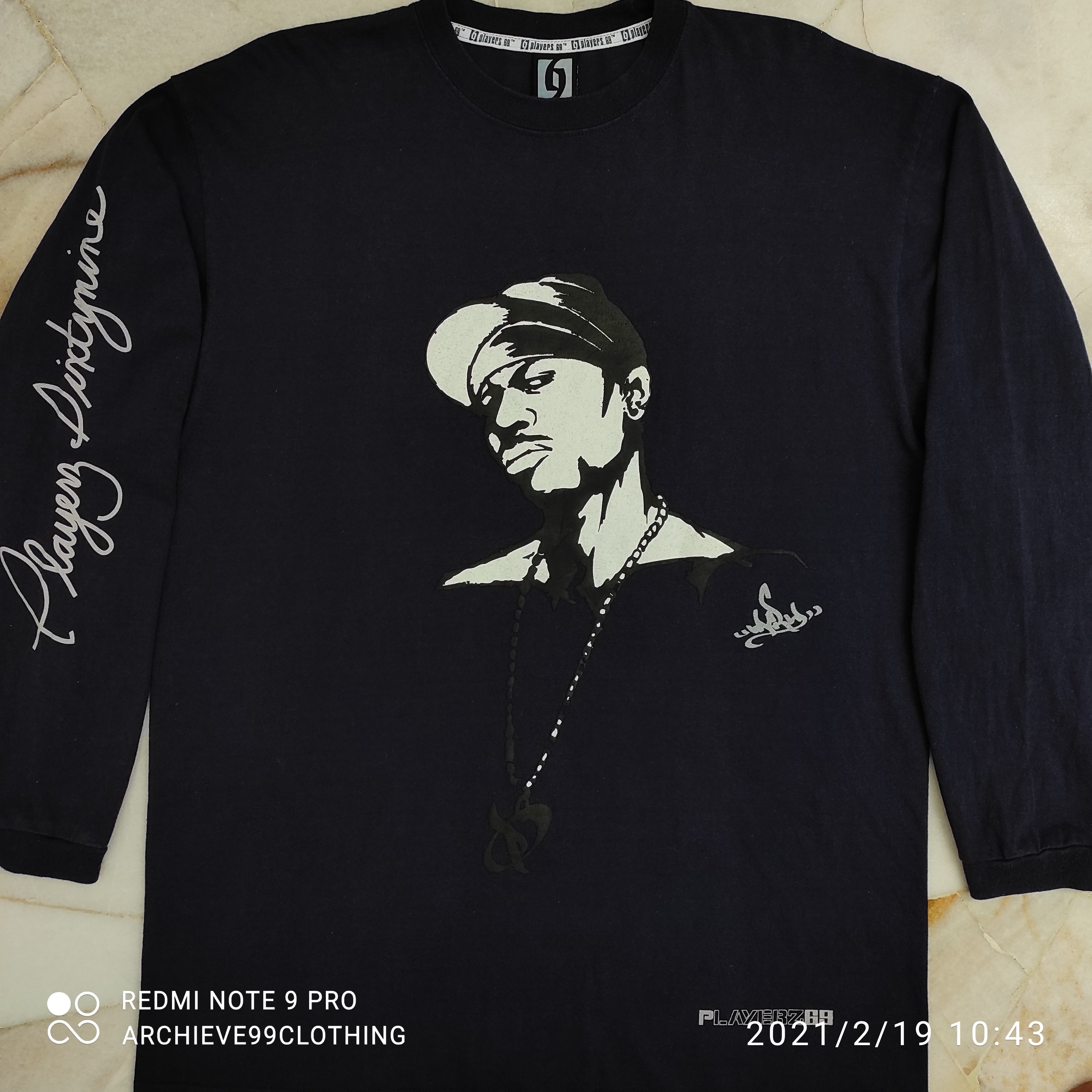American Vintage - Vintage 90's iconic Playerz 69 Dirty mind AOP Rap tee - 6