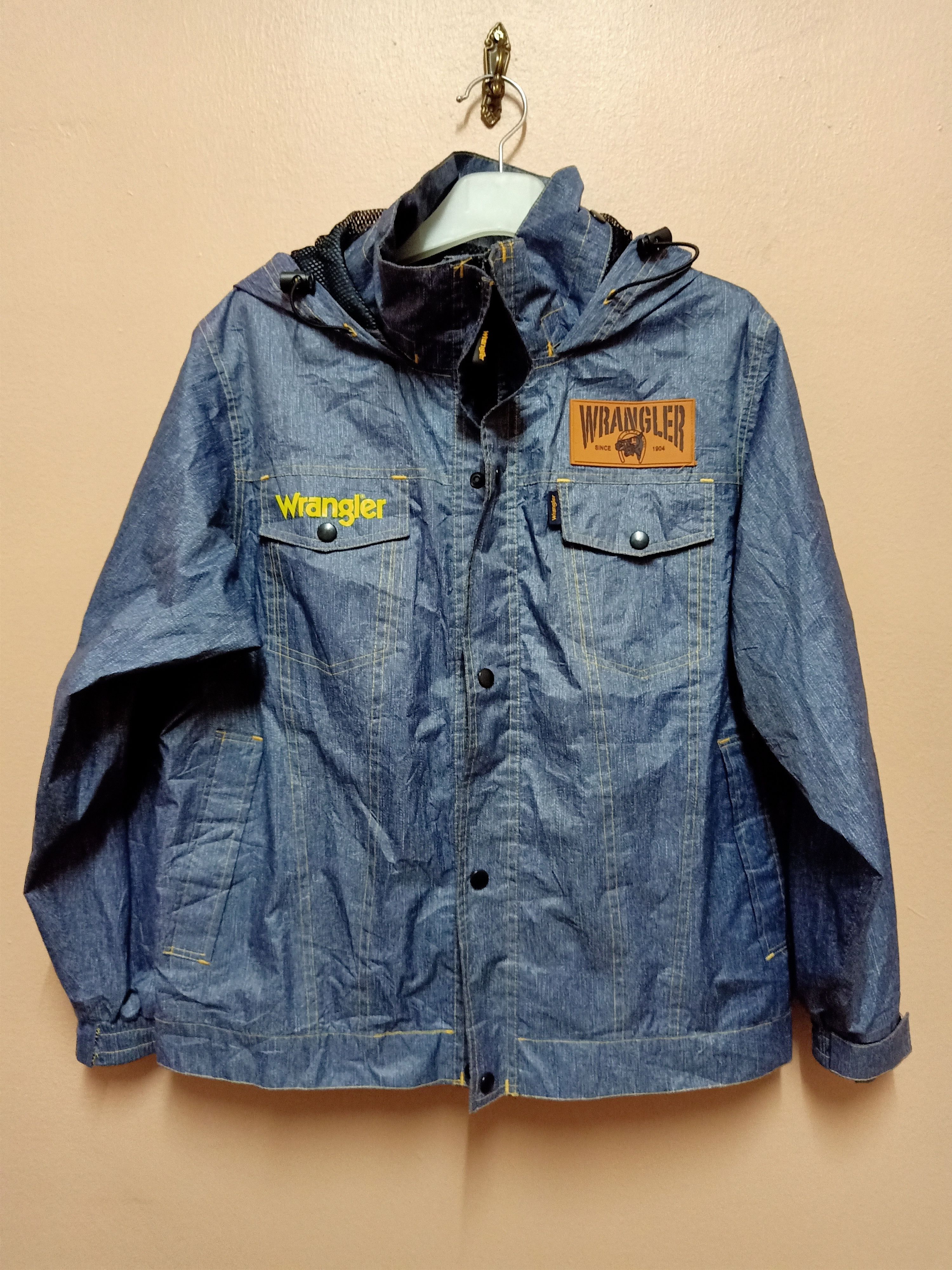 Rare Wrangler Windbreakers Denim design - 1