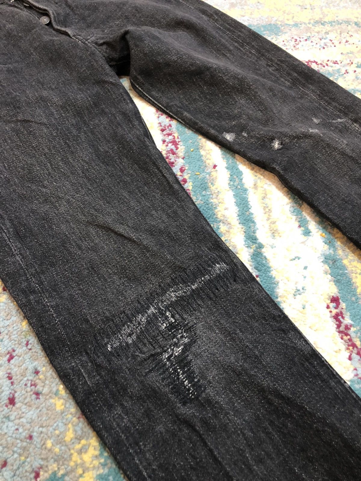 Denime selvedge jeans super black - 8