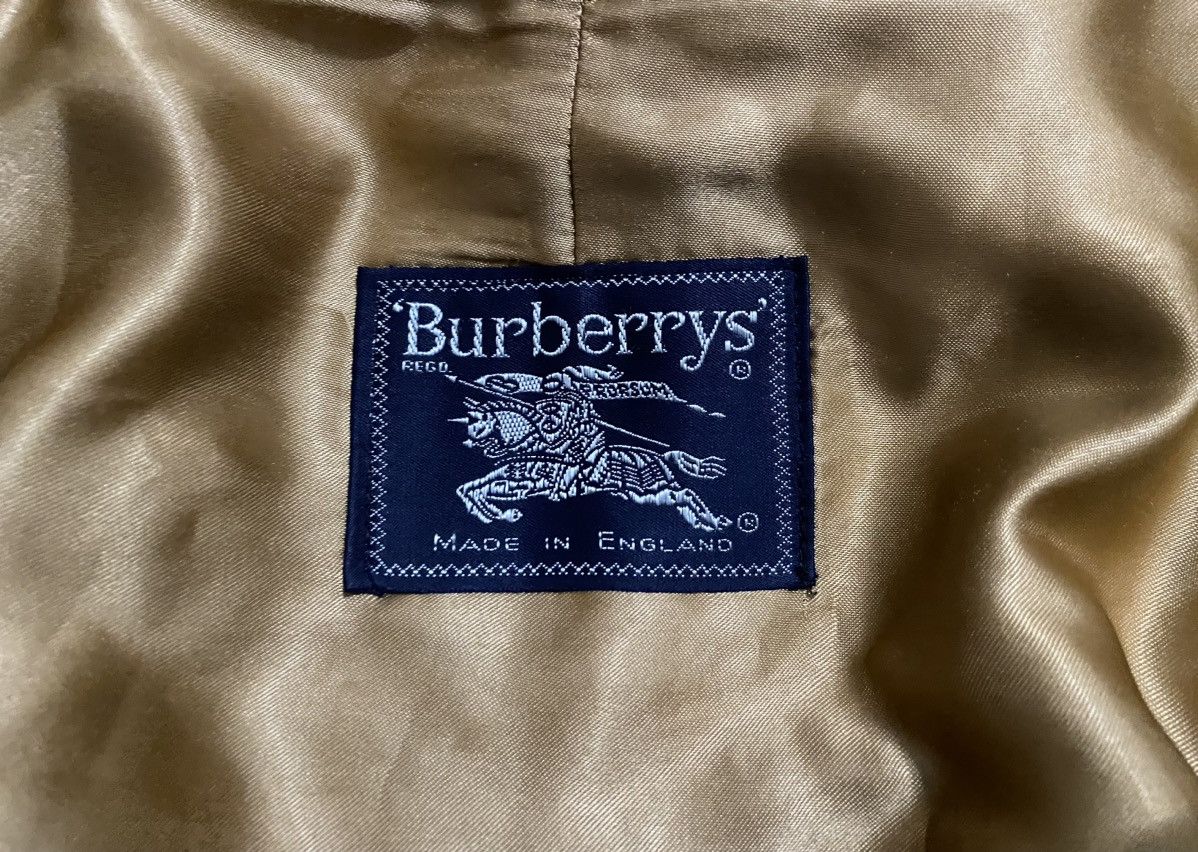 Vintage - VTG Burberry Trench Womens Coat Nova Check Wool Lining - 12