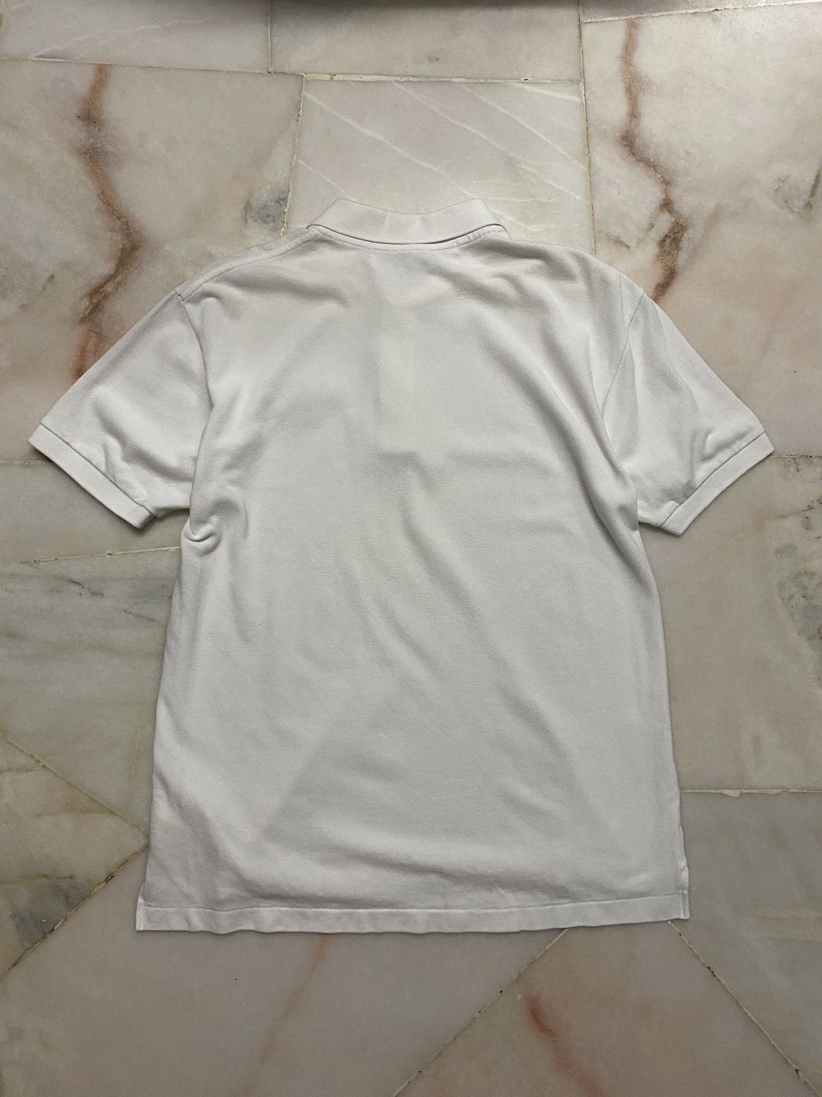 💥Vintage AD2012 Play Comme Des Garcons White Polo Tee - 13