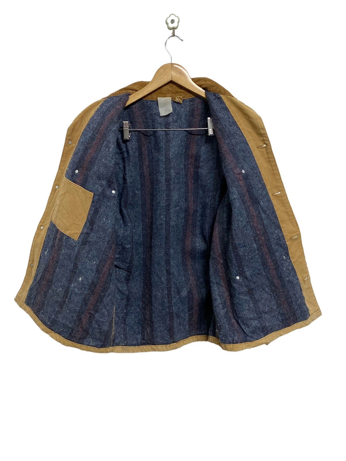 Vintage Carhartt Blanket Lined Chore Jacket - 9