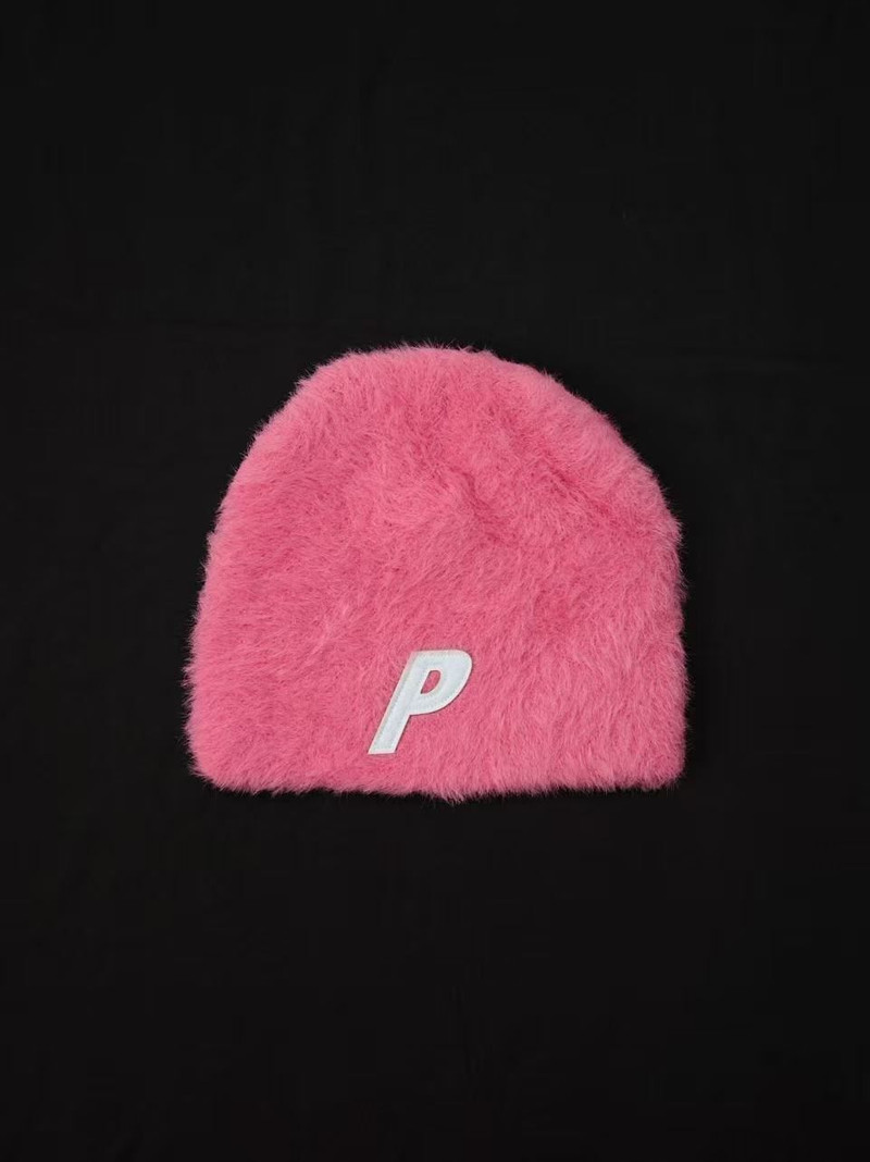 Palace Faux Mohair P Nein Cuff Beanie Posh Pink - 1