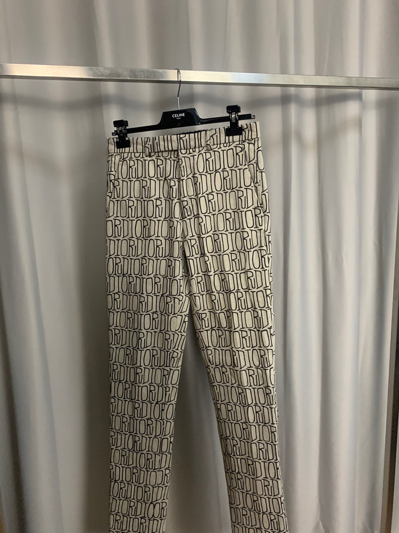 Dior x Stussy collaboration full-logo pants - 1