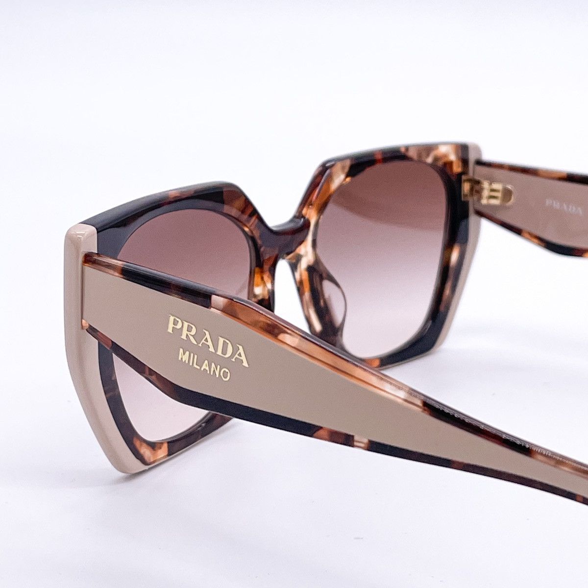 NEW PRADA PR15WS BROWN SPR 15W SUNGLASSES PR 15WS 01R0A6 - 8