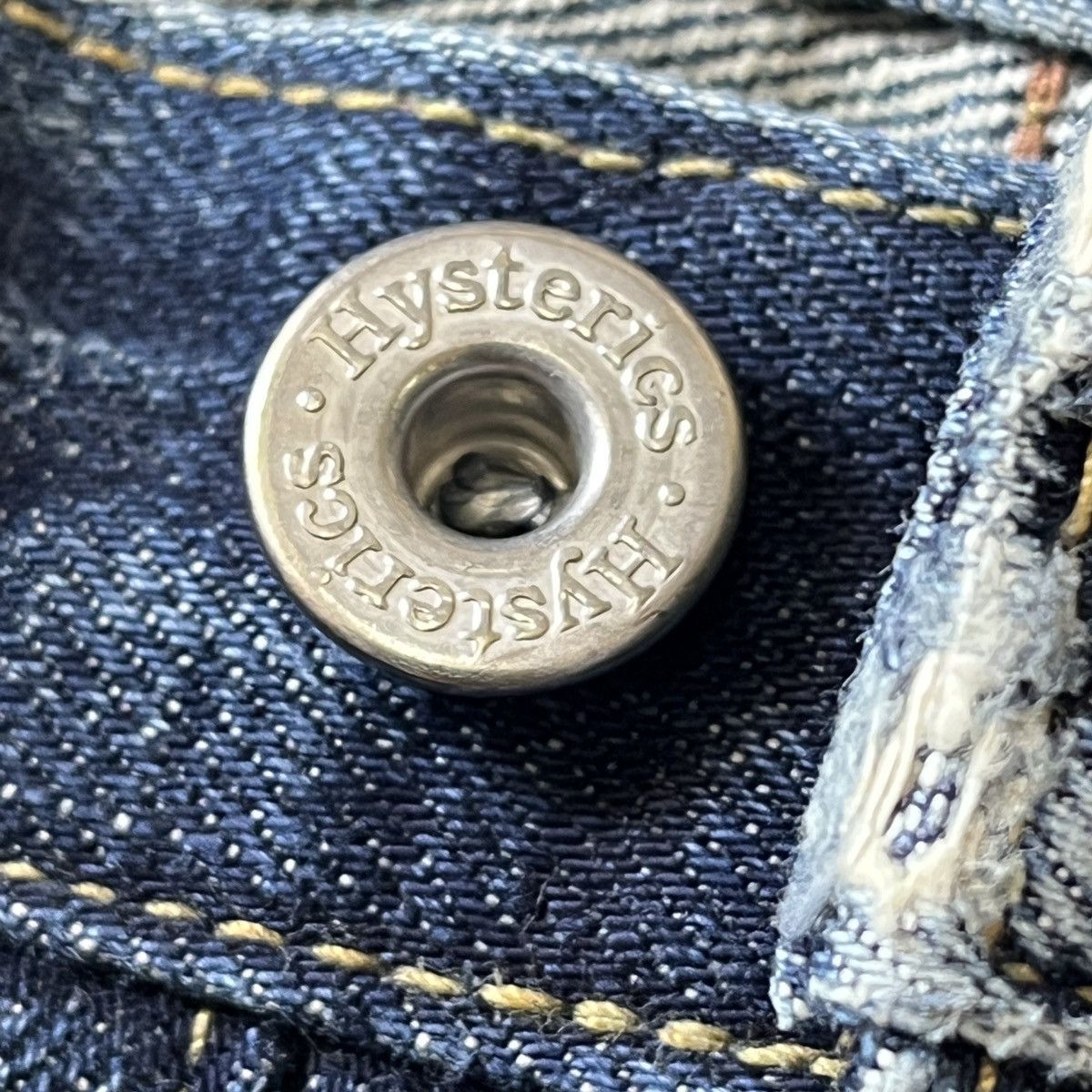 Archival Clothing - Vintage Hysteric Glamour Buttons Denim Jeans - 7