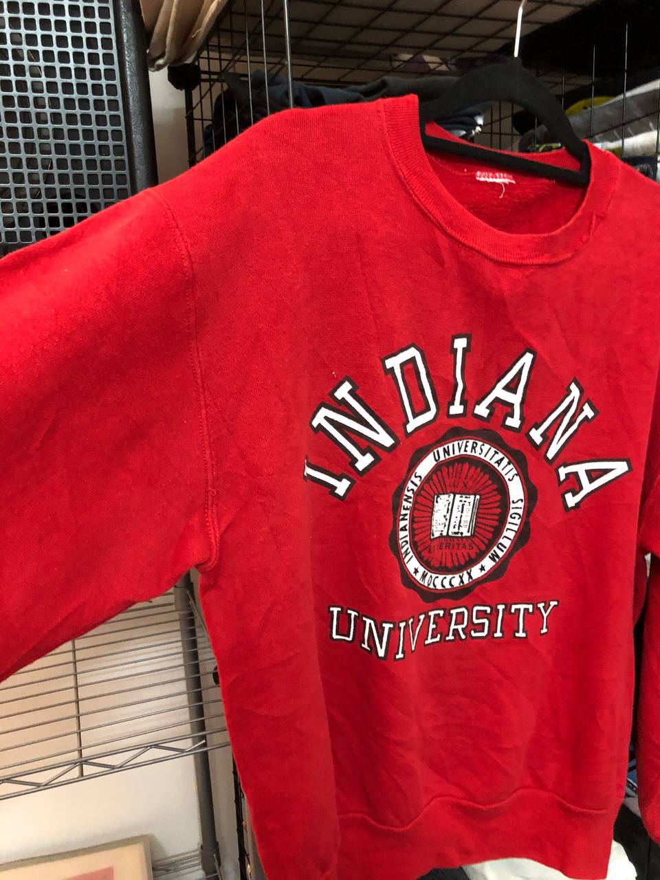 Vintage - Vintage 90s Indiana University Sweatshirt - 4