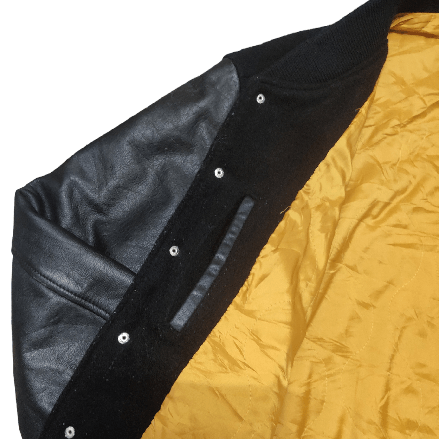 Vintage Japanese Brand Baseball Varsity Jacket Wool Leather - 7