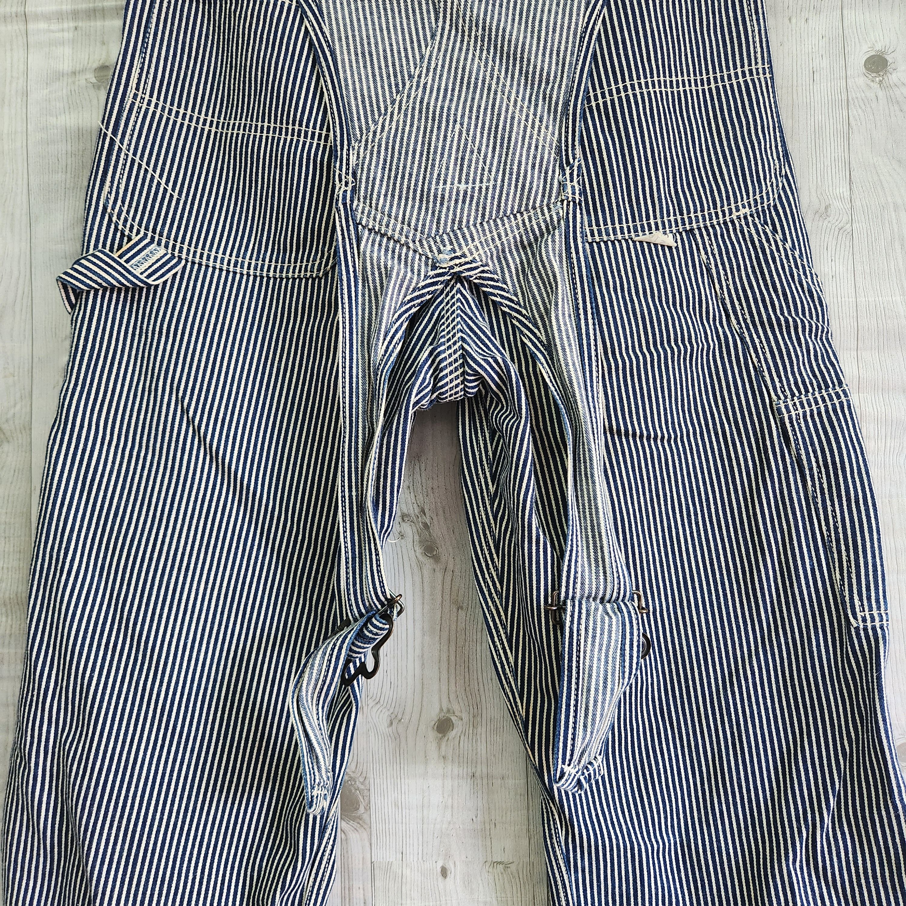 Vintage Hickory Big John Overall Classic Pockets - 2