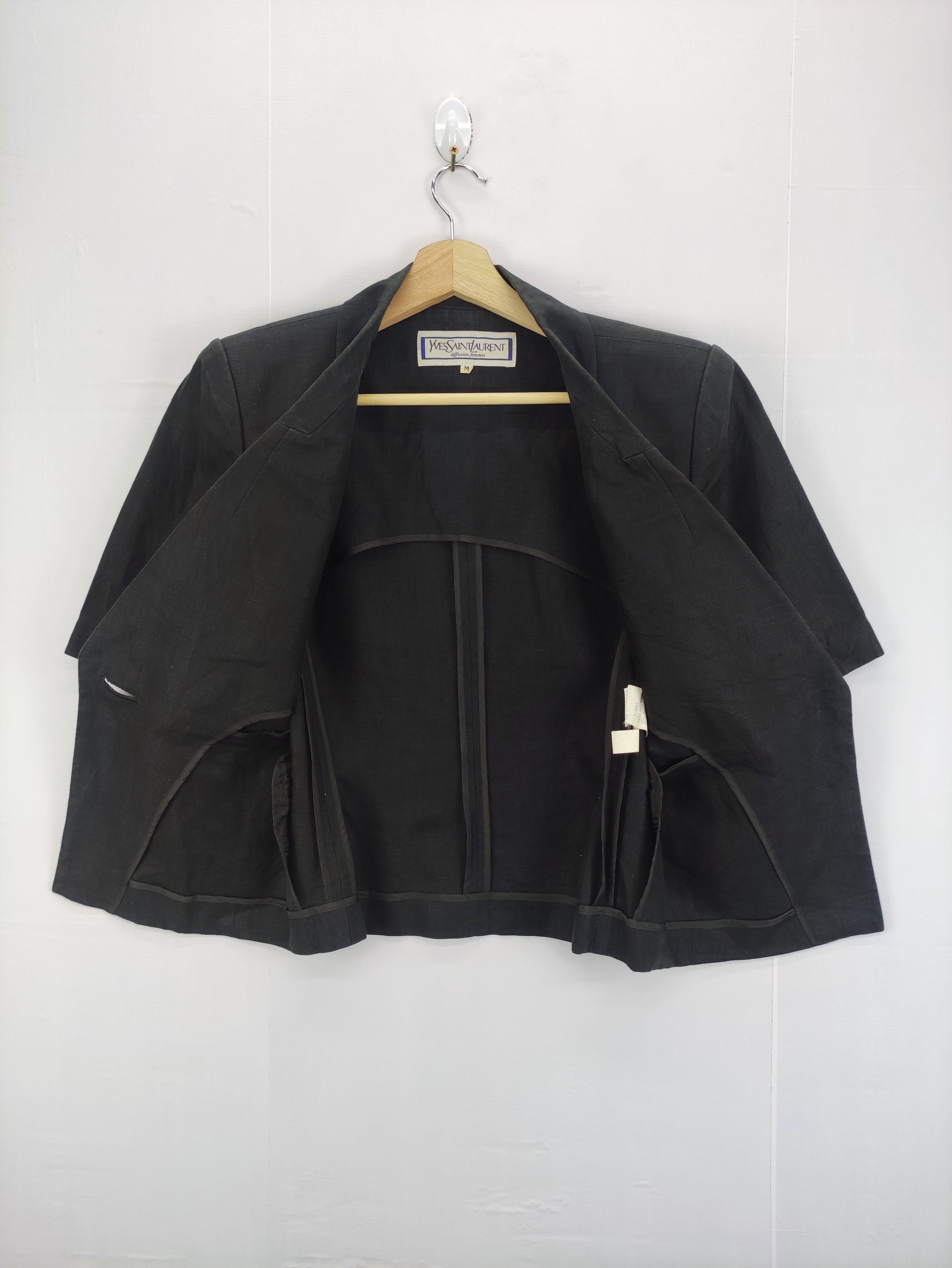 Vintage Yves Saint Laurent Coat Jacket Diffusion Femmes - 3