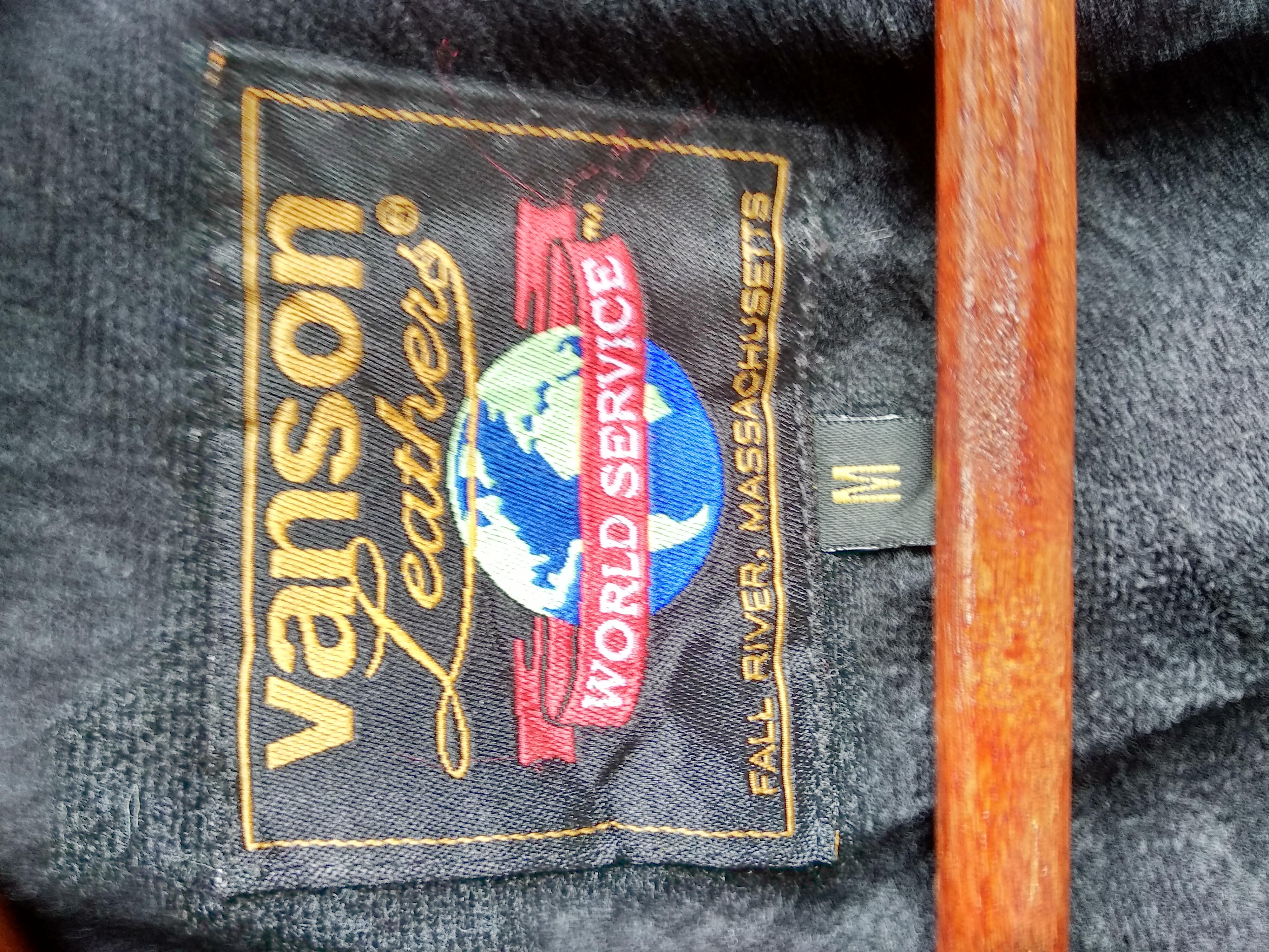 Vintage - Vintage Vanson Leather Racing Windbreaker Jacket - 5