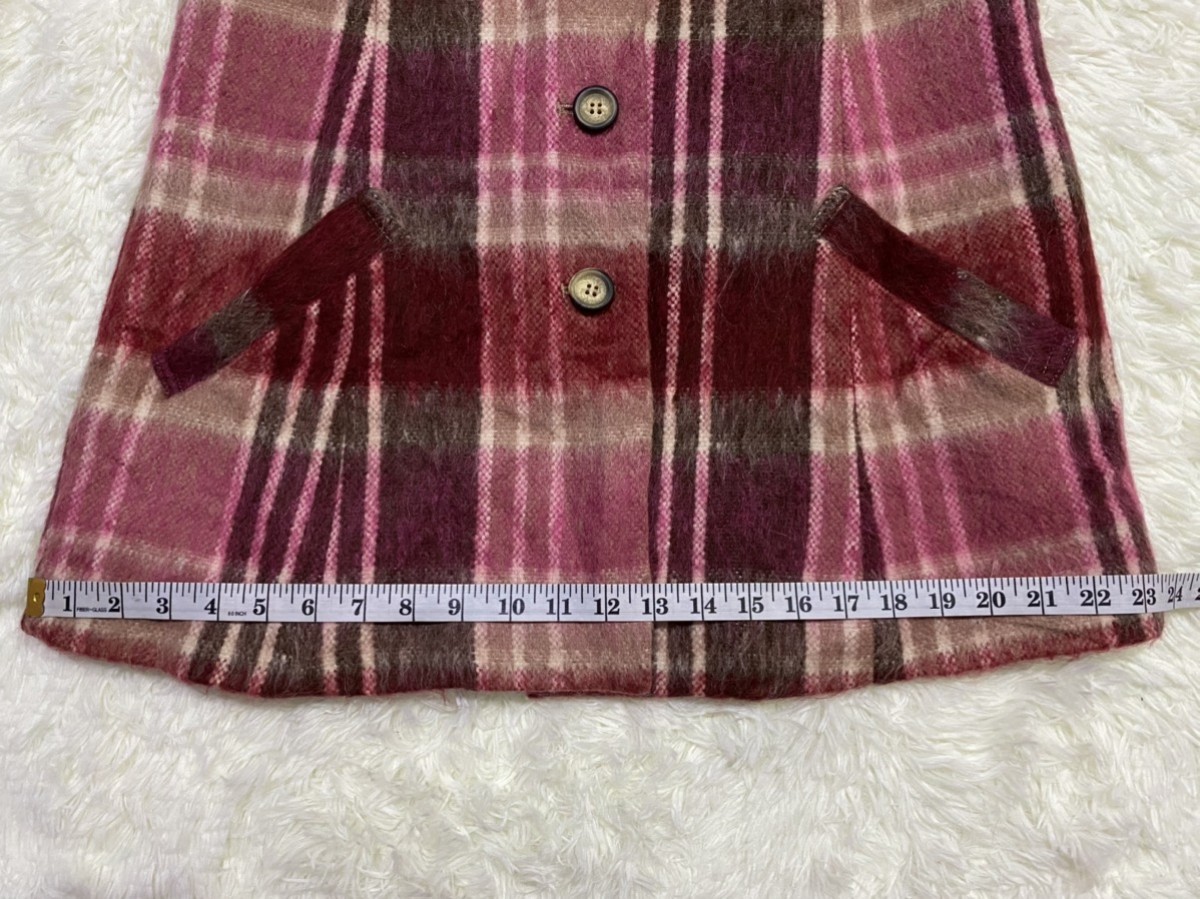 Japanese Brand - Jean-Cox Checked Hairy Wool Blend Jacket - 14