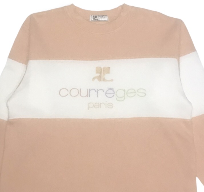 Courreges Paris Spell Out Dual Tone Sweaters - 3