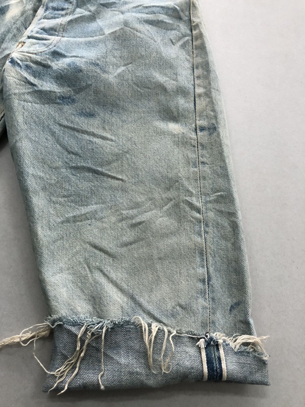 Vintage Levis 501 Redline Small E Denim - 3