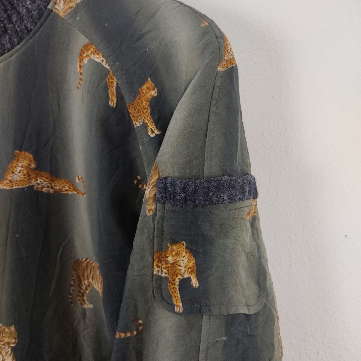 Bomber Style Jacket - Yakuza Japan Style Tiger Cheetah Full Print Bomber Jacket - 5
