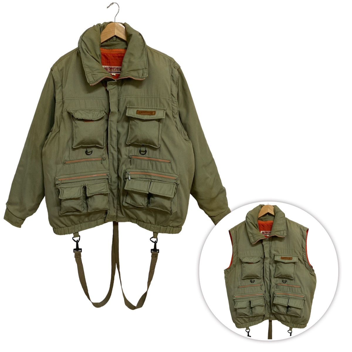Vintage - Vtg Sealion Takashina Tactical Multipocket Parachute Jacket - 1