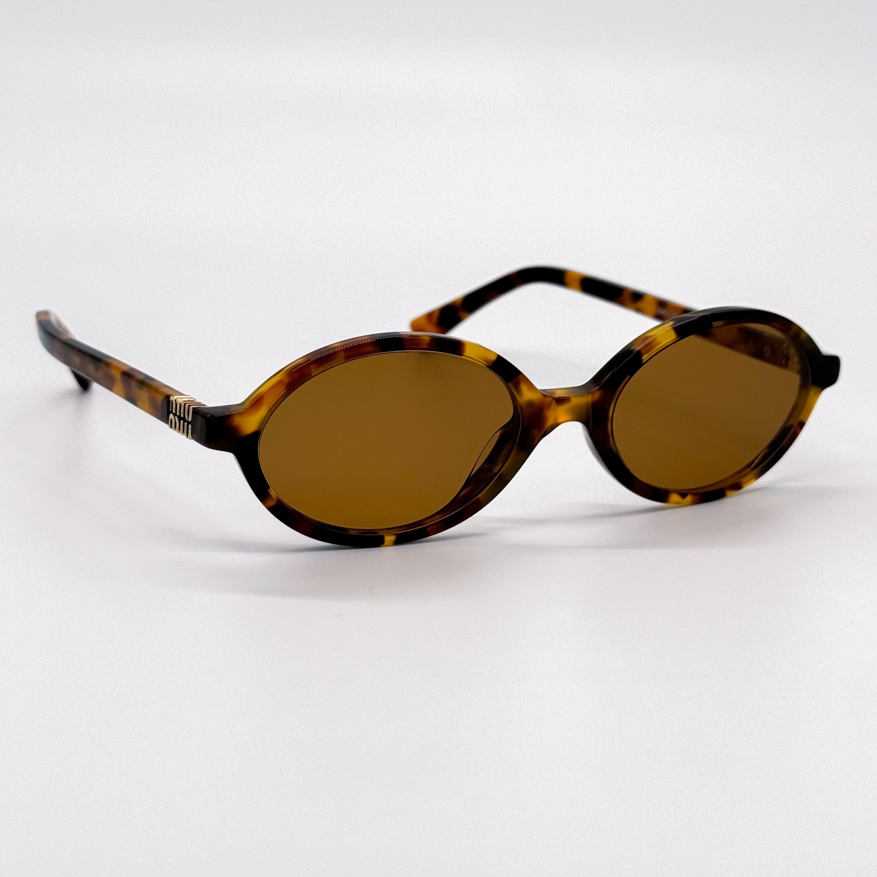 NEW MIU MIU SMU 04Z 19P2Z1 BROWN SUNGLASSES MU04ZS 19P2Z1 - 5