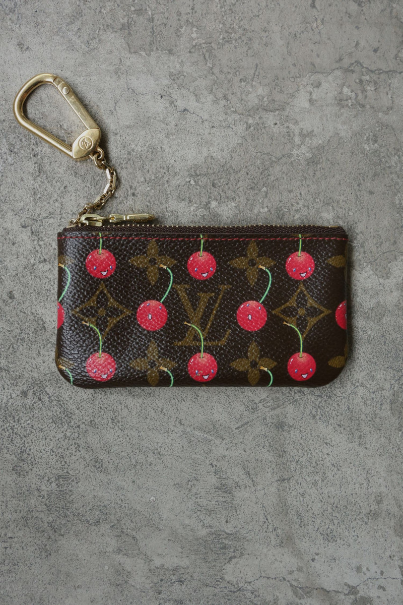Louis Vuitton × Marc Jacobs × Takashi Murakami - LV - TM - S/S 05 - Cerise Monogram Pochette Cles Key Pouch - 1