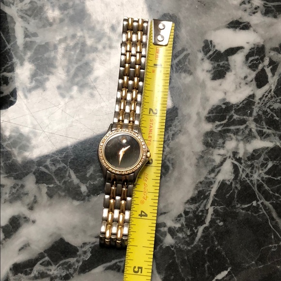 Movado Museum Two Tone 85-E4-9812 Diamond Watch - 7