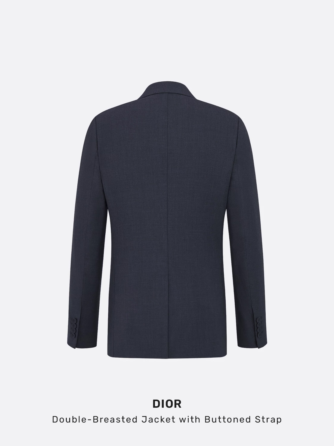 Dior Double-Breasted Jacket with Buttoned Strap 7005843