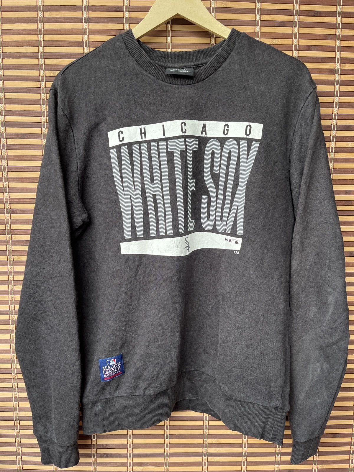Vintage Pullover Y2K Chicago White Sox MLB Sweatshirts Black - 18