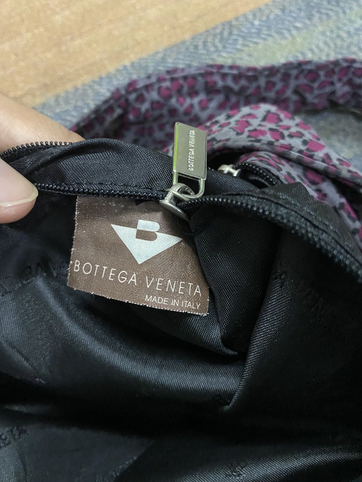 Authentic Bottega Venet Leopard Print Shoulder Bag - 17