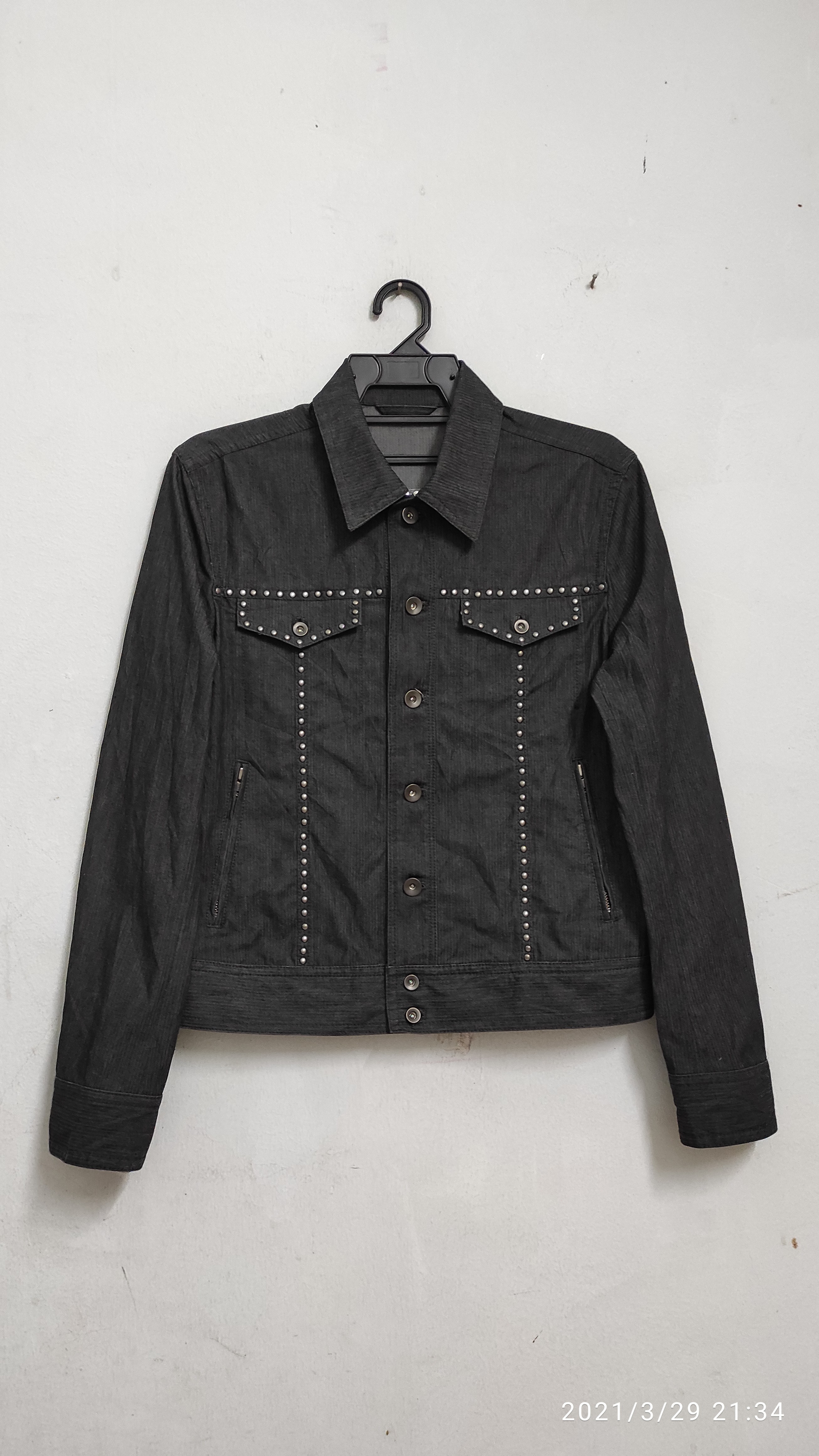 Japanese Brand - Archive Custom Culture Studs denim light Jacket - 1