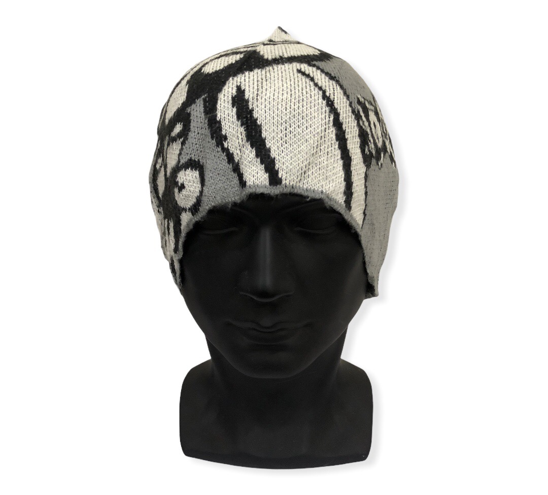 Japanese Brand Hysteric Glamour Fullprint Beanie Hat - 2