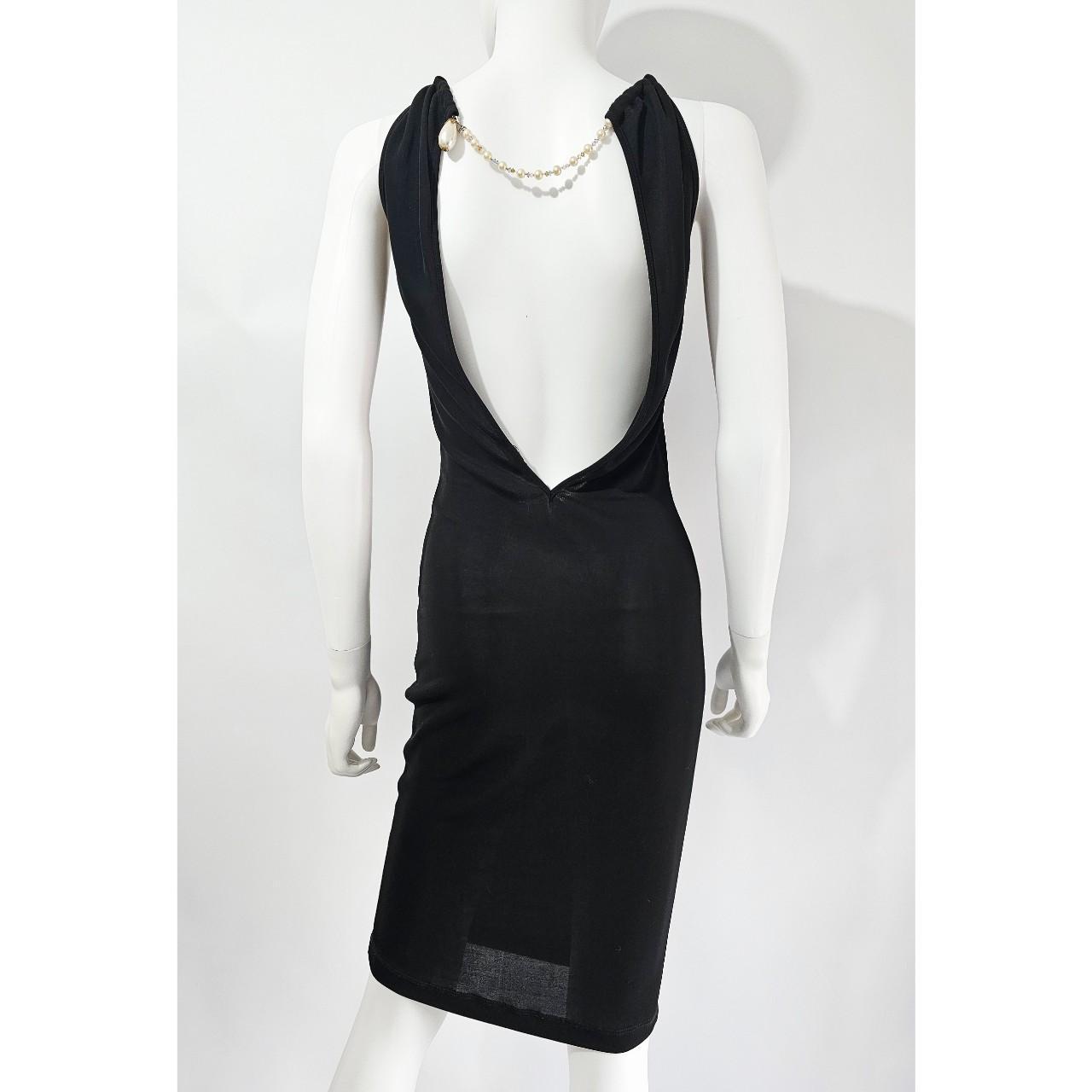 Dolce & Gabbana Women's Black and Silver Dress - 4