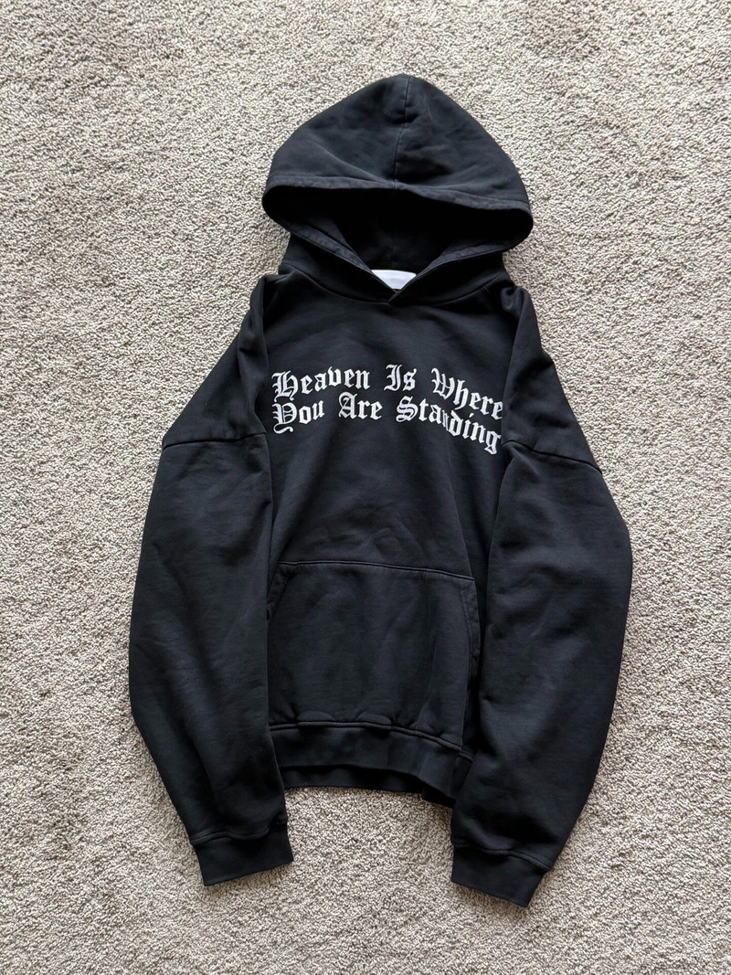 AlLEXANDER Digenova Gothic Sanskrit Hooded Sweater - 1