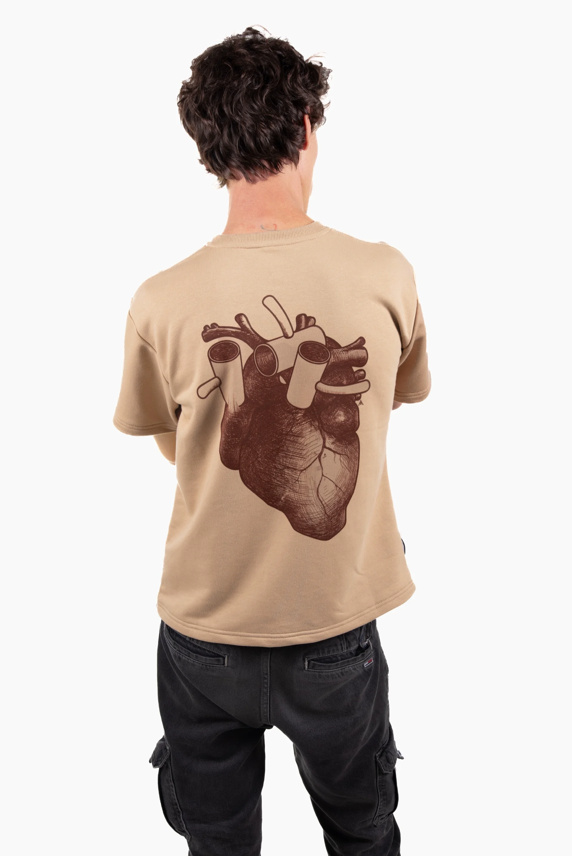 SAND BROWN LICITAR T-SHIRT - 1