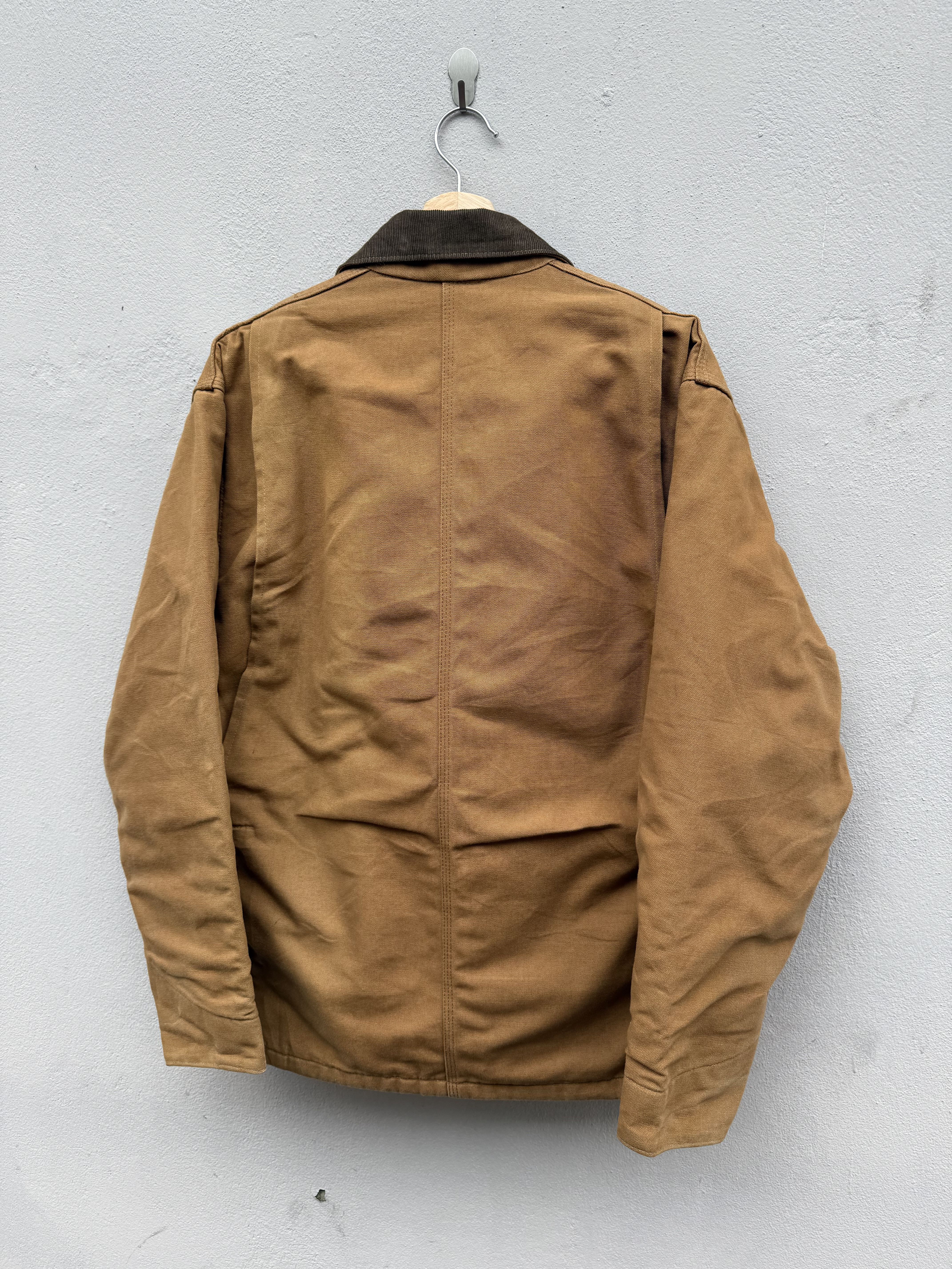 ジャケット・アウター '89 Carhartt 100th anniversary chorecoat Vintage Carhartt 100 Years 1989 Canvas Jacket Mens 50