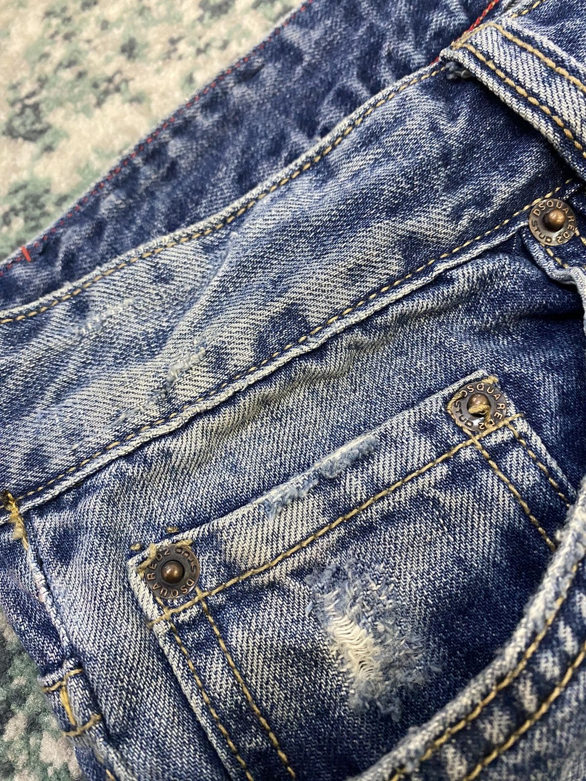 Dsquared2 Made in Italy Denim Distressed Jeans - 10