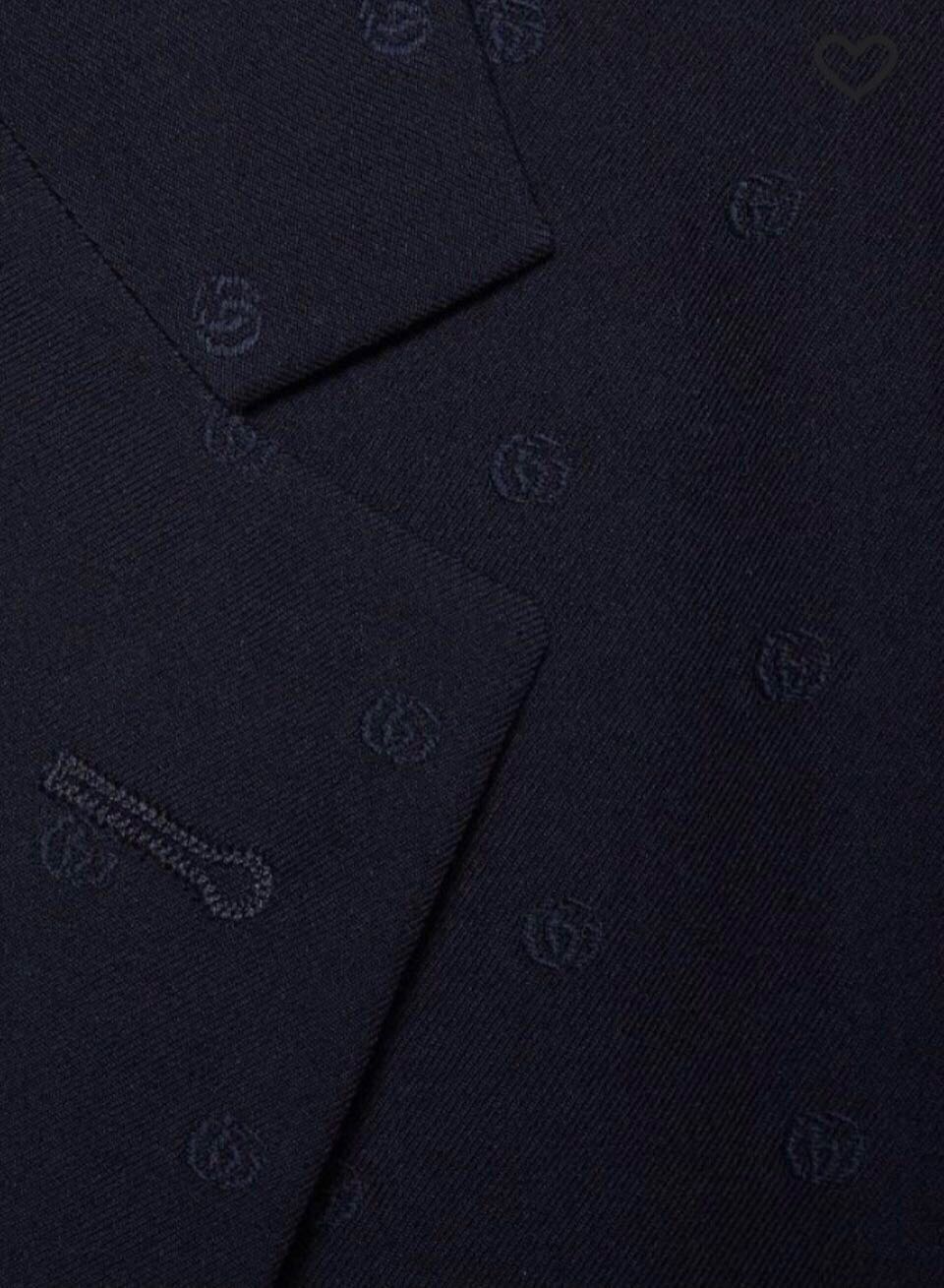 Gucci Double G Blue Single Breasted Suit - 5