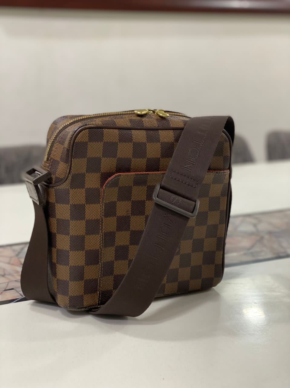 Authentic LOUIS VUITTON Damier Olav Pm - 2