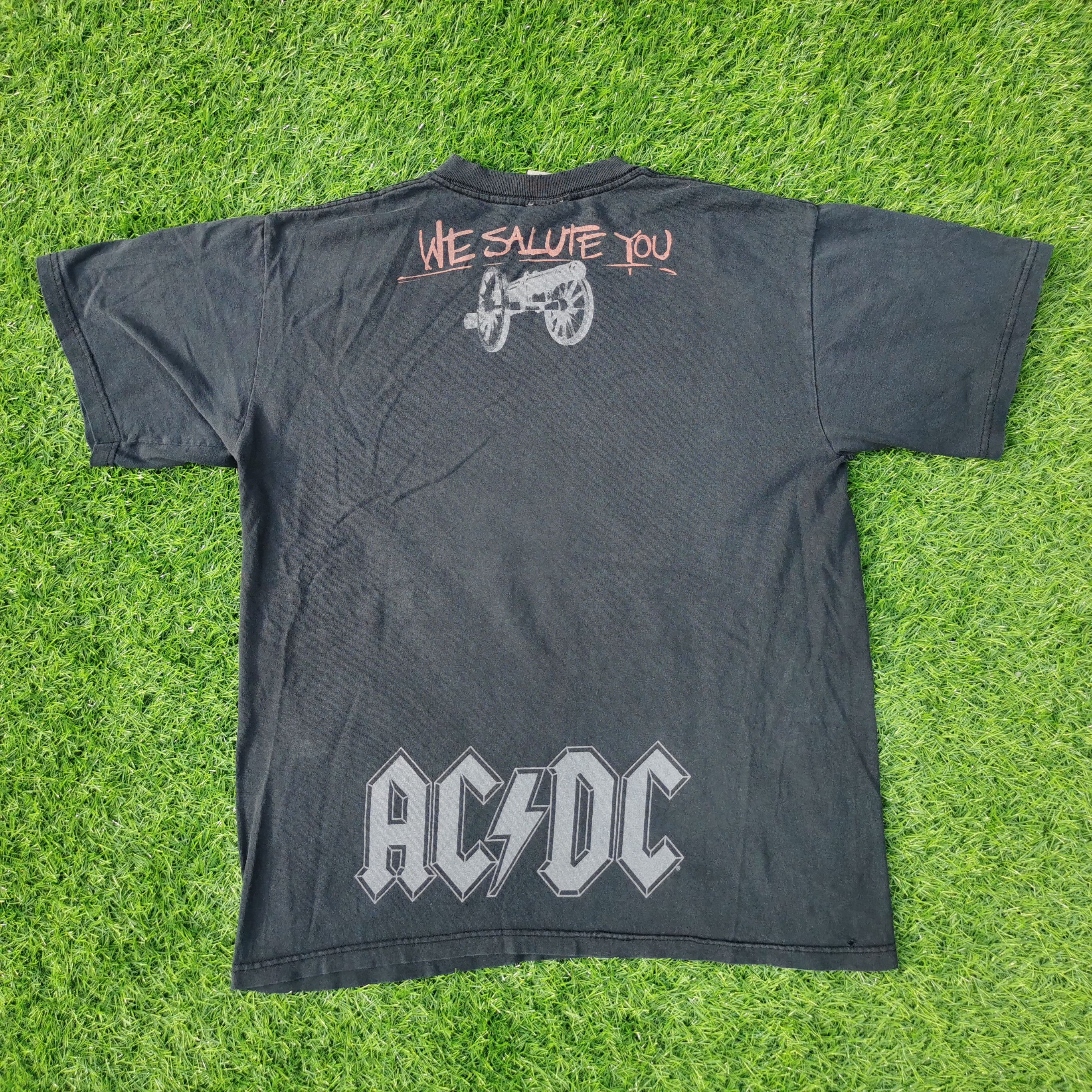Vintage ACDC Rock Band Tshirt - 3