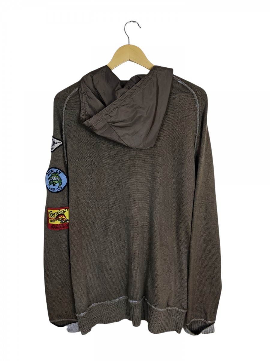 Replay - Knitwear Light Sweater Patches Jacket - 7
