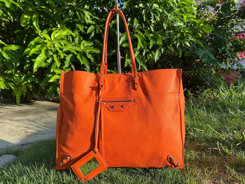 Authentic Balenciaga Papier A4 Classic Studs Medium Tote Bag - 1
