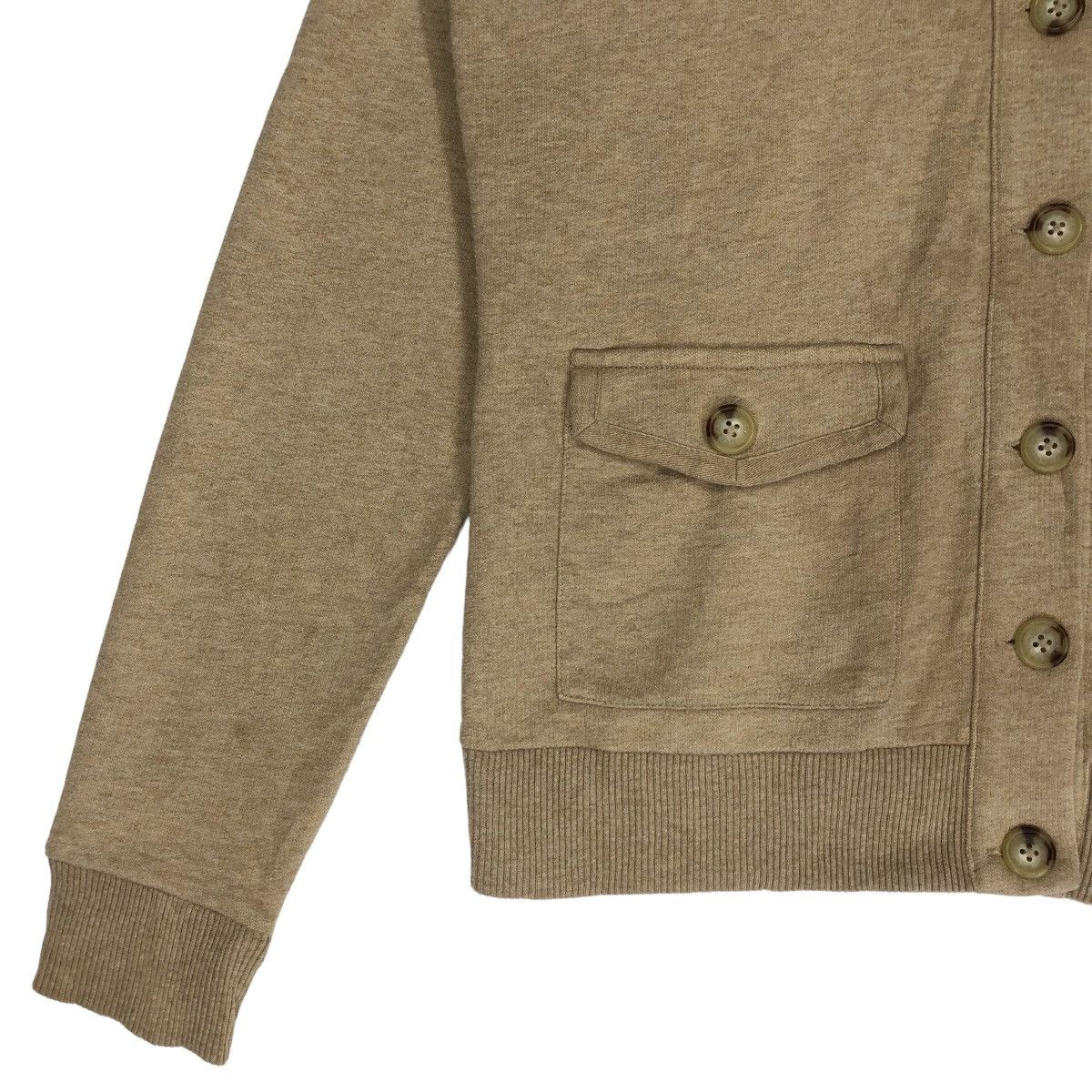 Ralph Lauren Button Sweatshirt Jacket - 5